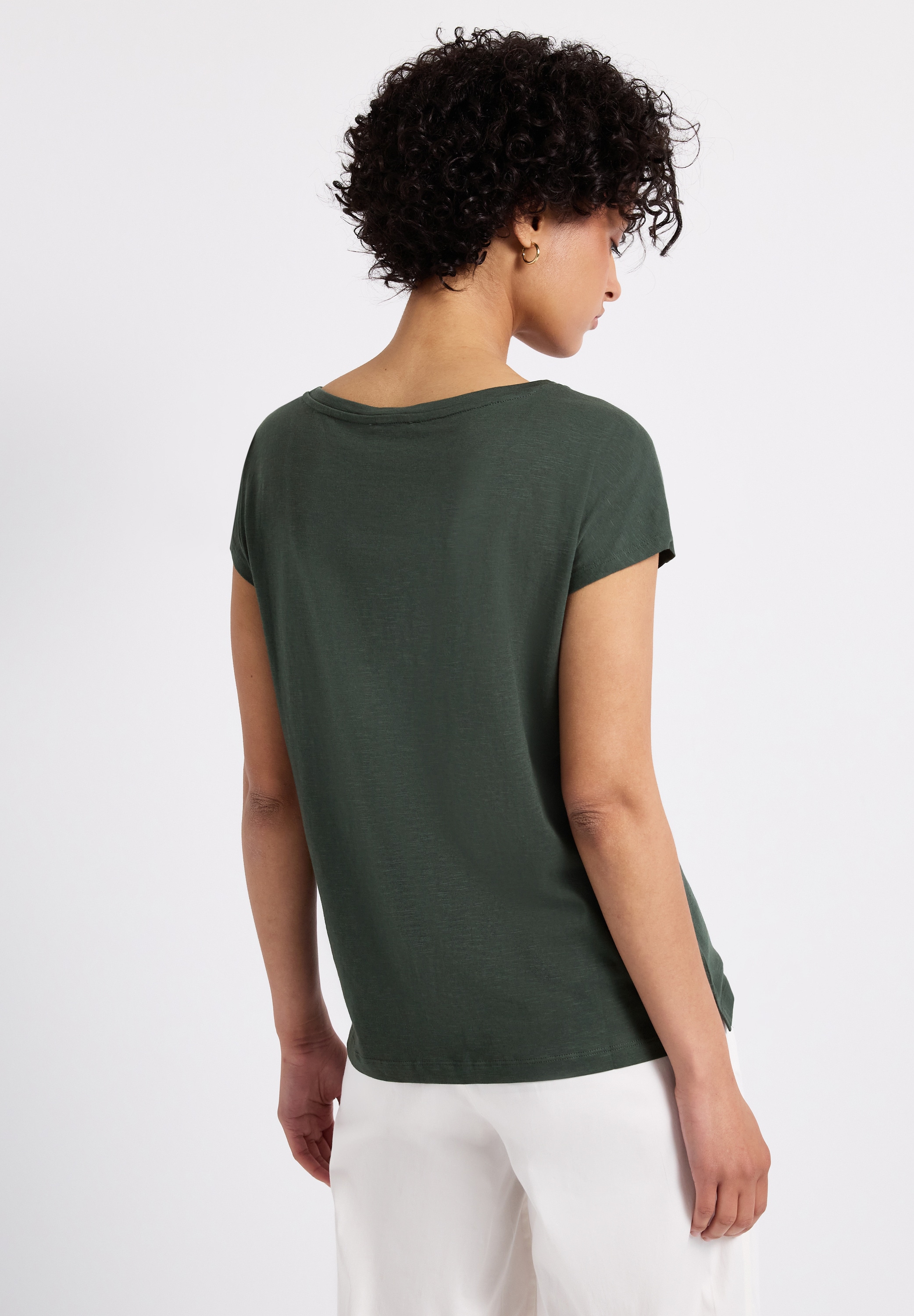 STREET ONE Shirttop, mit Raffung