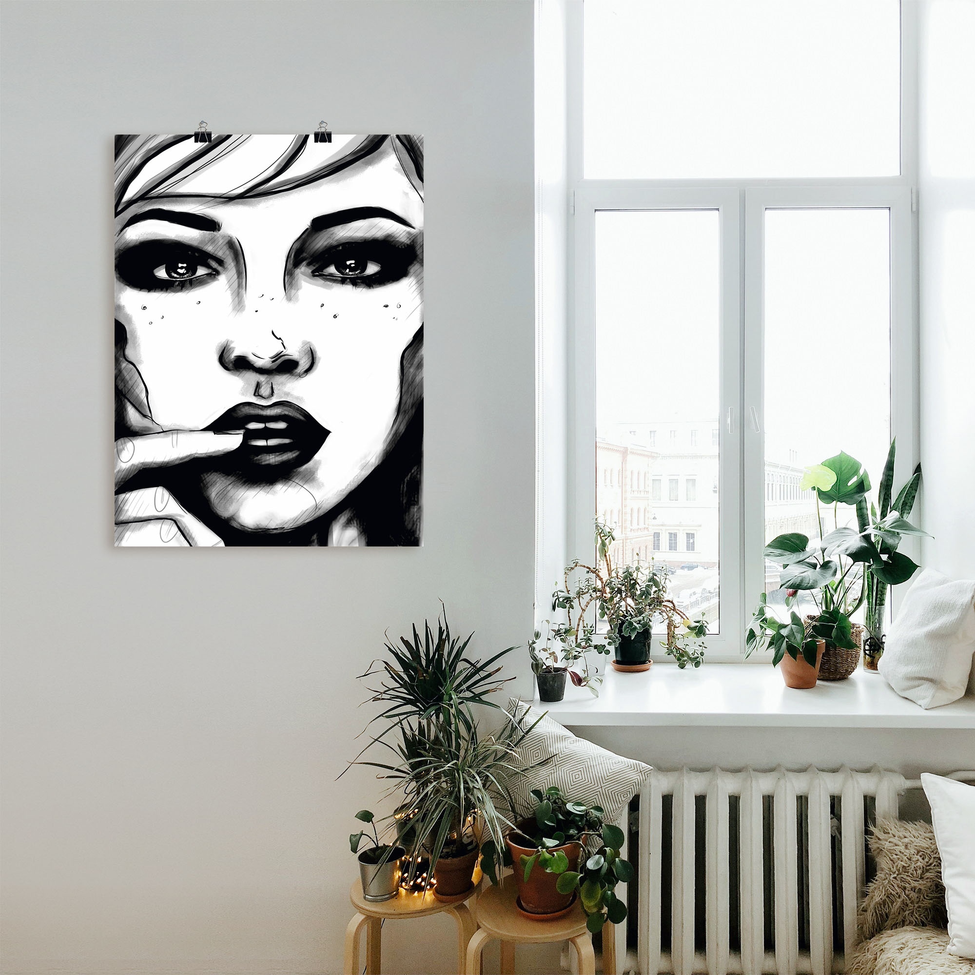 Artland Poster "In your Eyes", Portrait, (1 St.), als Alubild, Leinwandbild günstig online kaufen