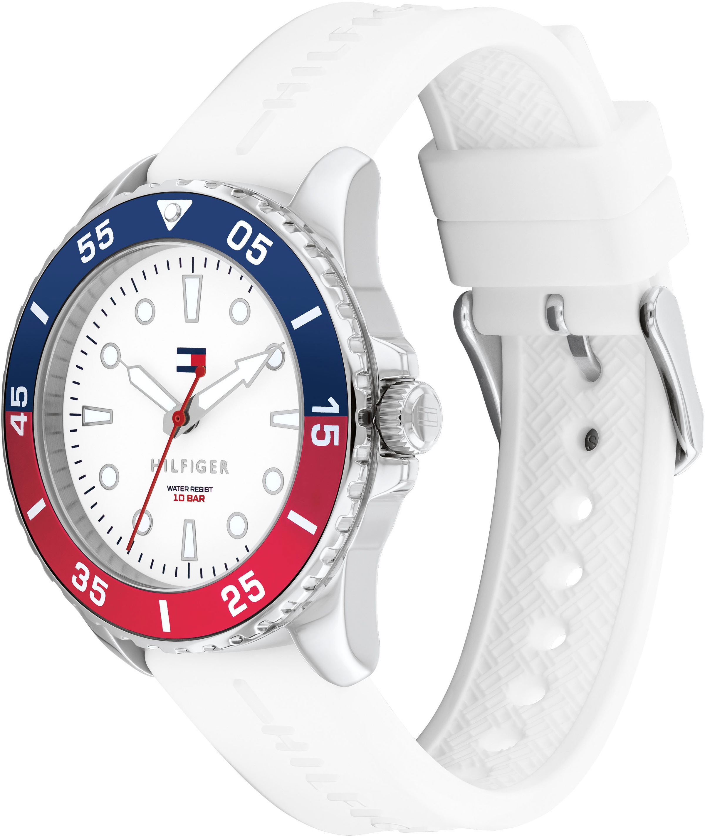 Tommy Hilfiger Quarzuhr »KIDS«, Armbanduhr, Silikonarmband, analog, ideal auch als Geschenk