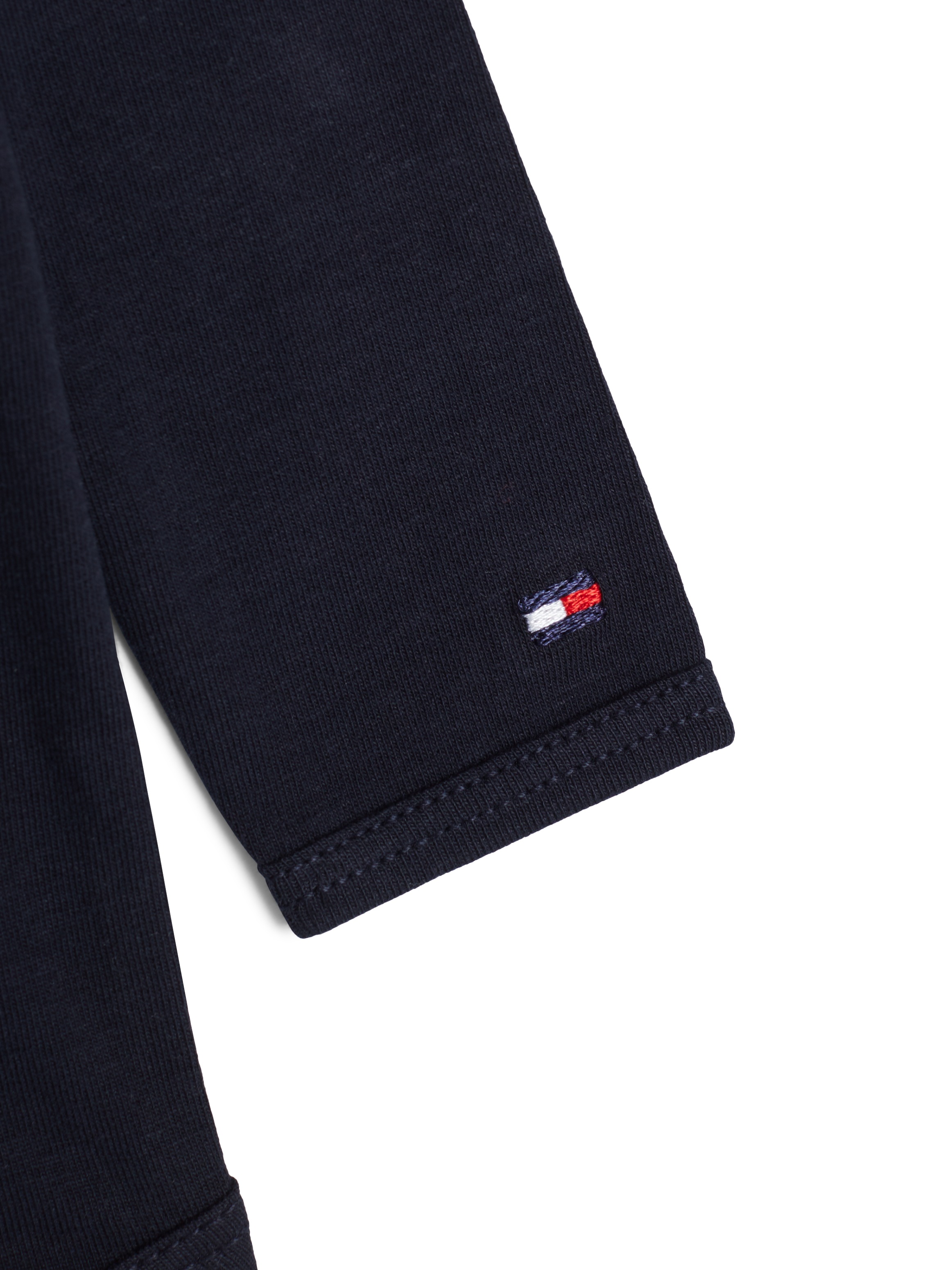 Tommy Hilfiger Langarmbody »MONOTYPE OVAL BODY LS«, Baby bis 2 Jahre, Drucker am Ausschnitt + im Schritt, Logoprint
