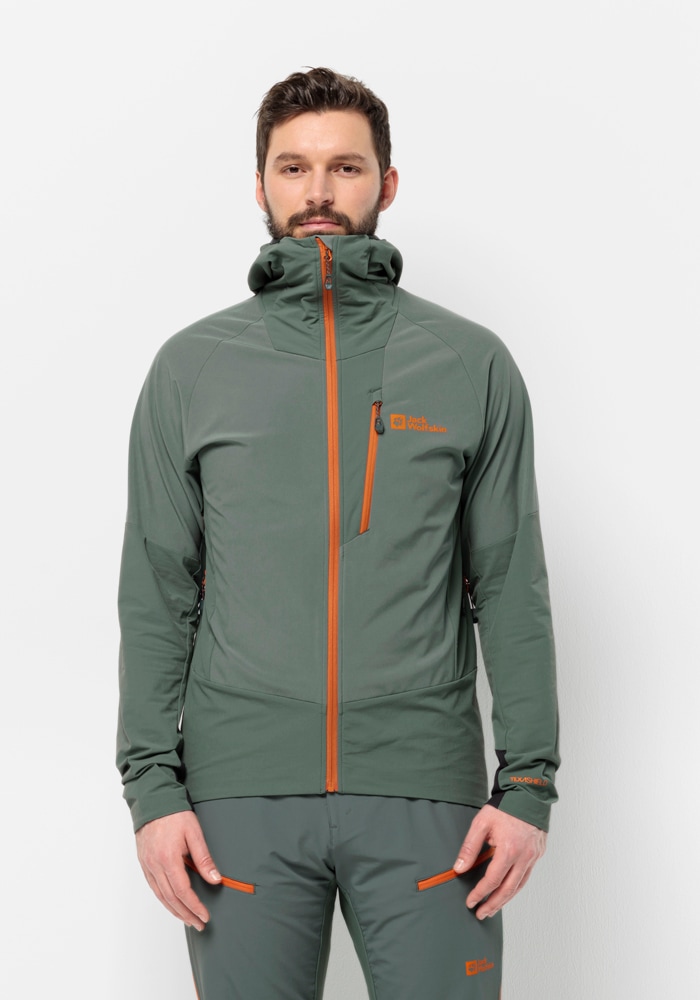 Jack Wolfskin Softshelljacke "ALPSPITZE HOODY M" mitKapuze günstig online kaufen