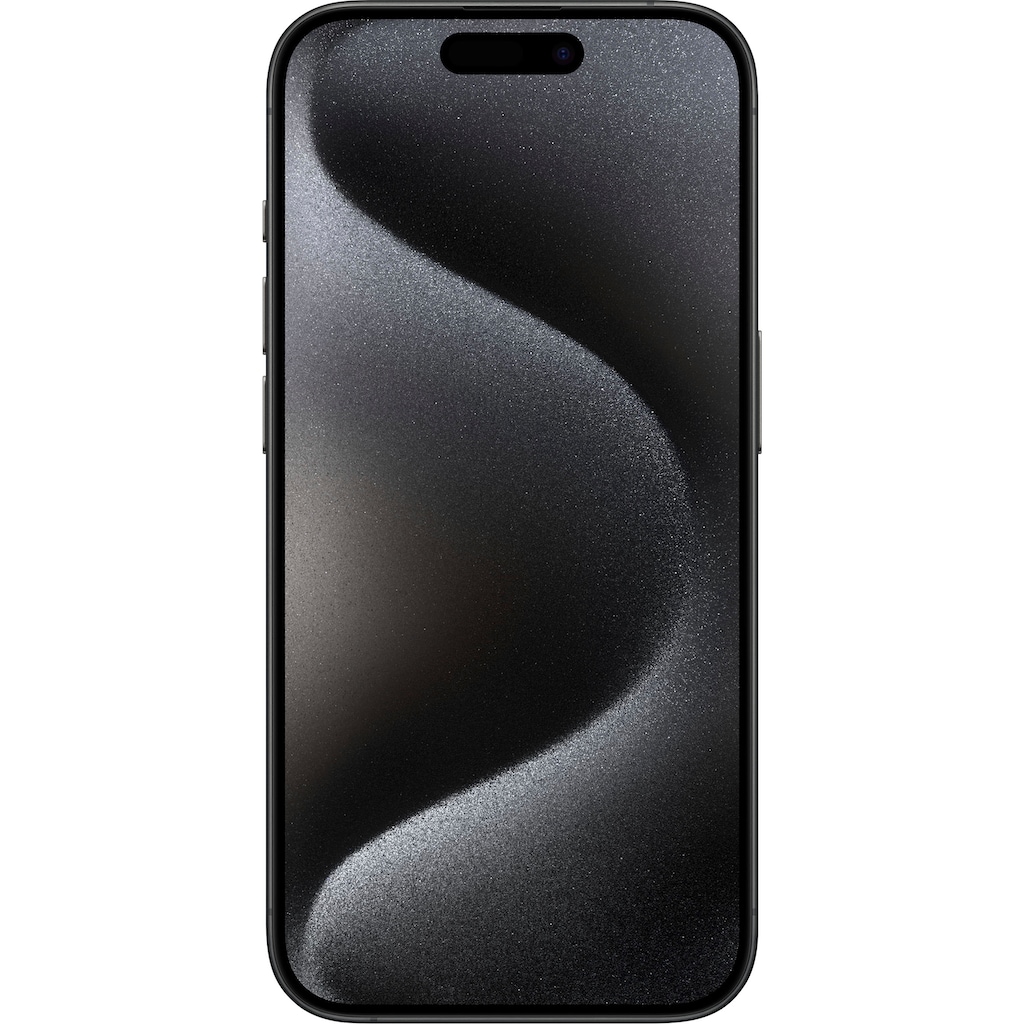 Apple Smartphone »iPhone 15 Pro 128GB«, black titanium, 15,5 cm/6,1 Zoll, 128 GB Speicherplatz, 48 MP Kamera