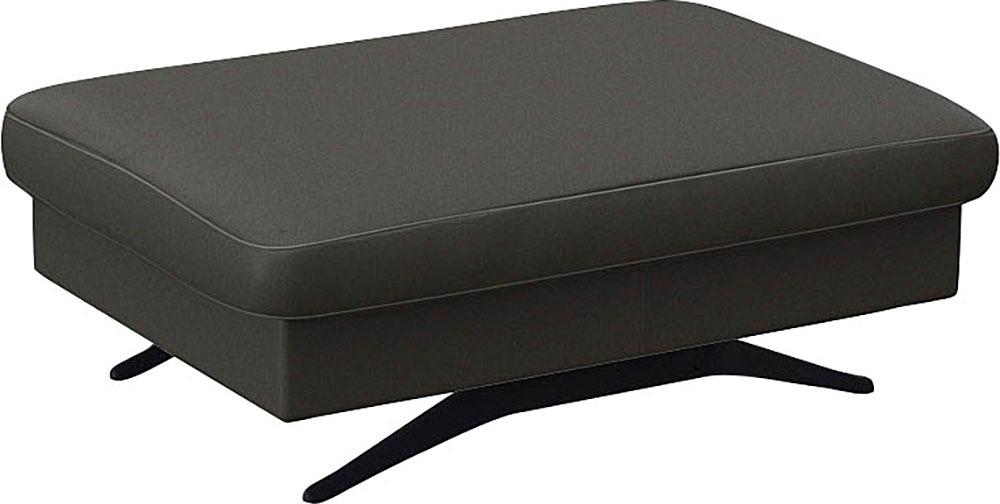 FLEXLUX Pouf "Glow Sitzhocker, Polsterhocker" Hocker mit Stauraum, Fuß schw günstig online kaufen