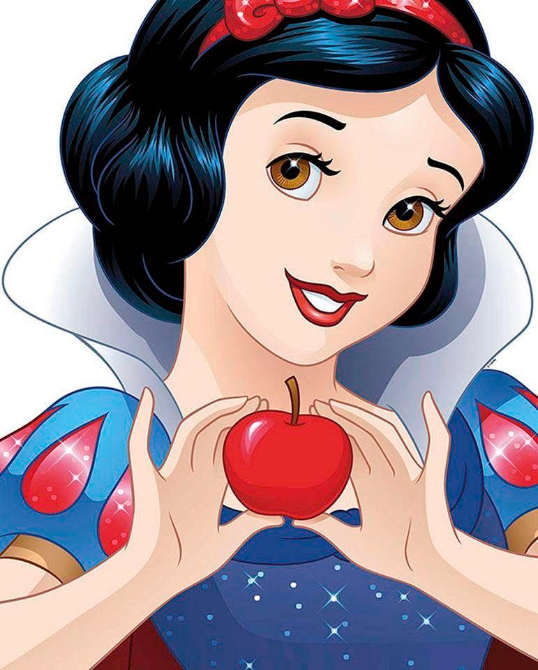 Komar Poster "Snow White Portrait", Disney, (1 St.), Kinderzimmer, Schlafzimmer, Wohnzimmer