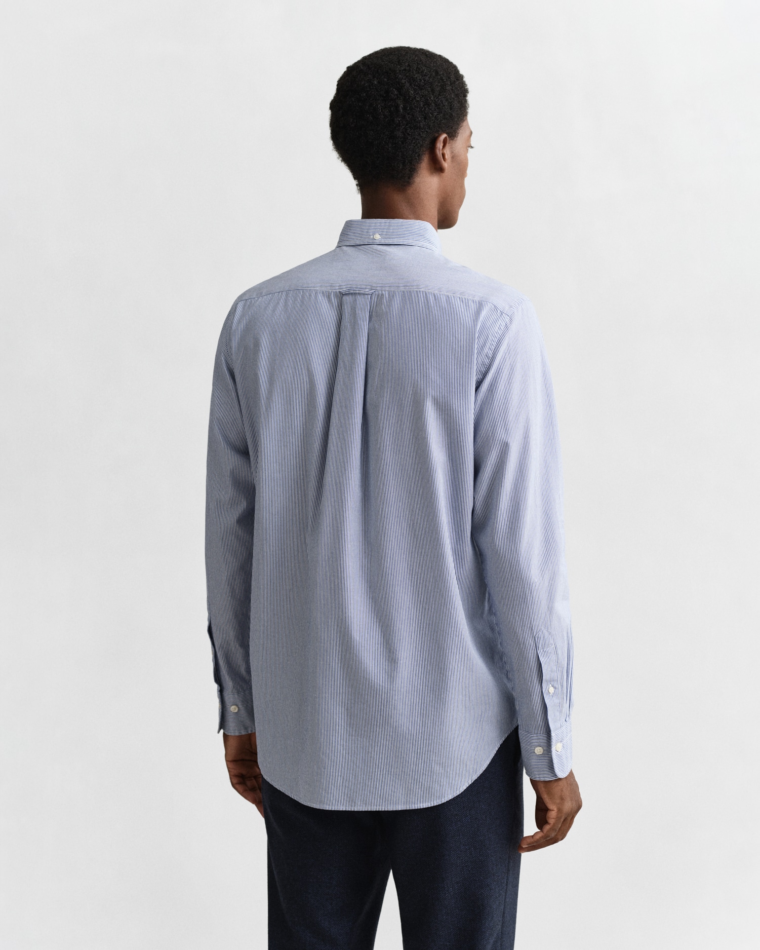 Gant Langarmhemd »REG POPLIN BANKER SHIRT« Banker Stripe Popeline, leichte Baumwolle