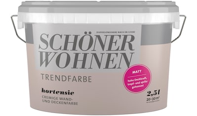 SCHÖNER WOHNEN-Kollektion Wand- und Deckenfarbe »Trendfarbe, matt«, 2,5 Liter,... kaufen