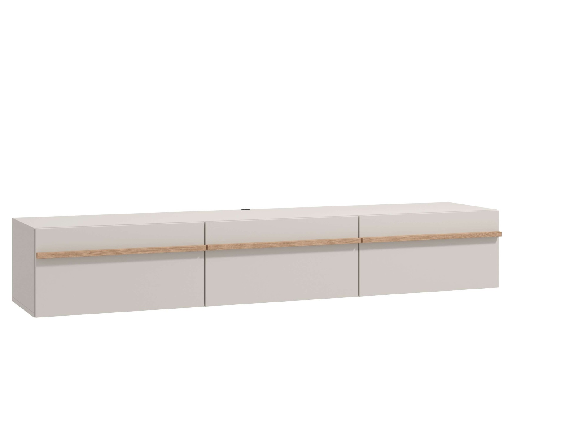 Home affaire Lowboard "Arles TV-Kommode, Breite 128 /154/192 cm, TV-Schrank, Wandmontage" mit geschlossenen Fächern, in Kaschmir Farbe, mit Klappentüren