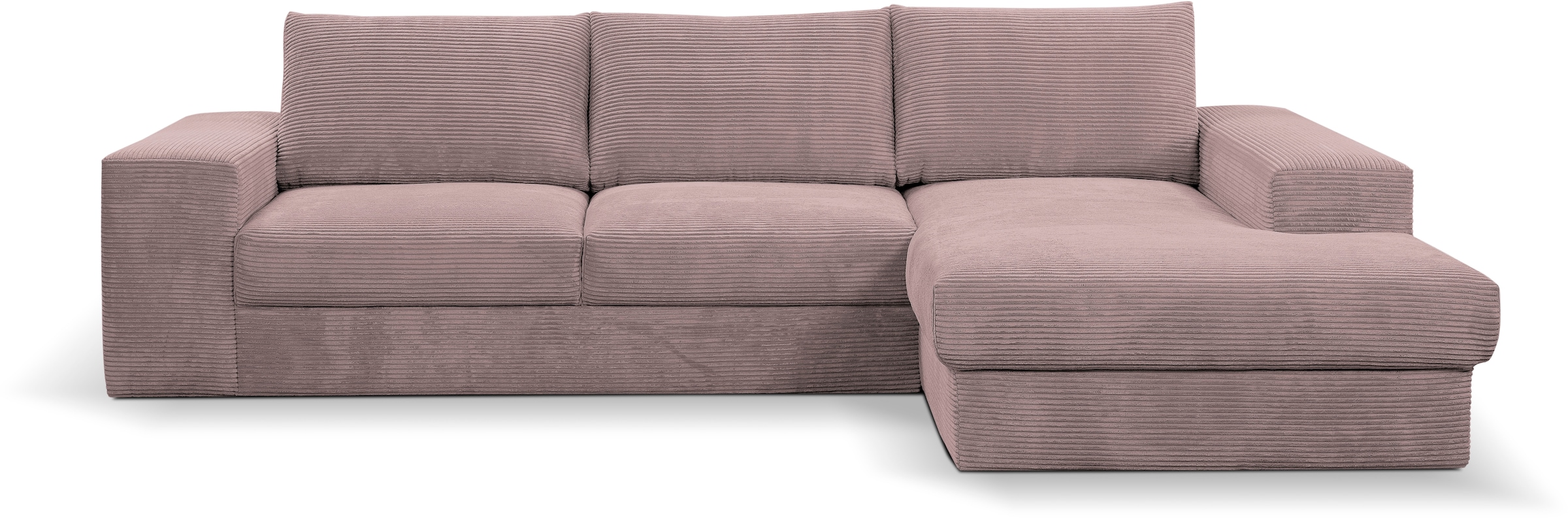 WERK2 Ecksofa »Rozzana Lounge Sofa, zeitlos & viel Platz, Design & Komfort« Cord, L-Form, XXL