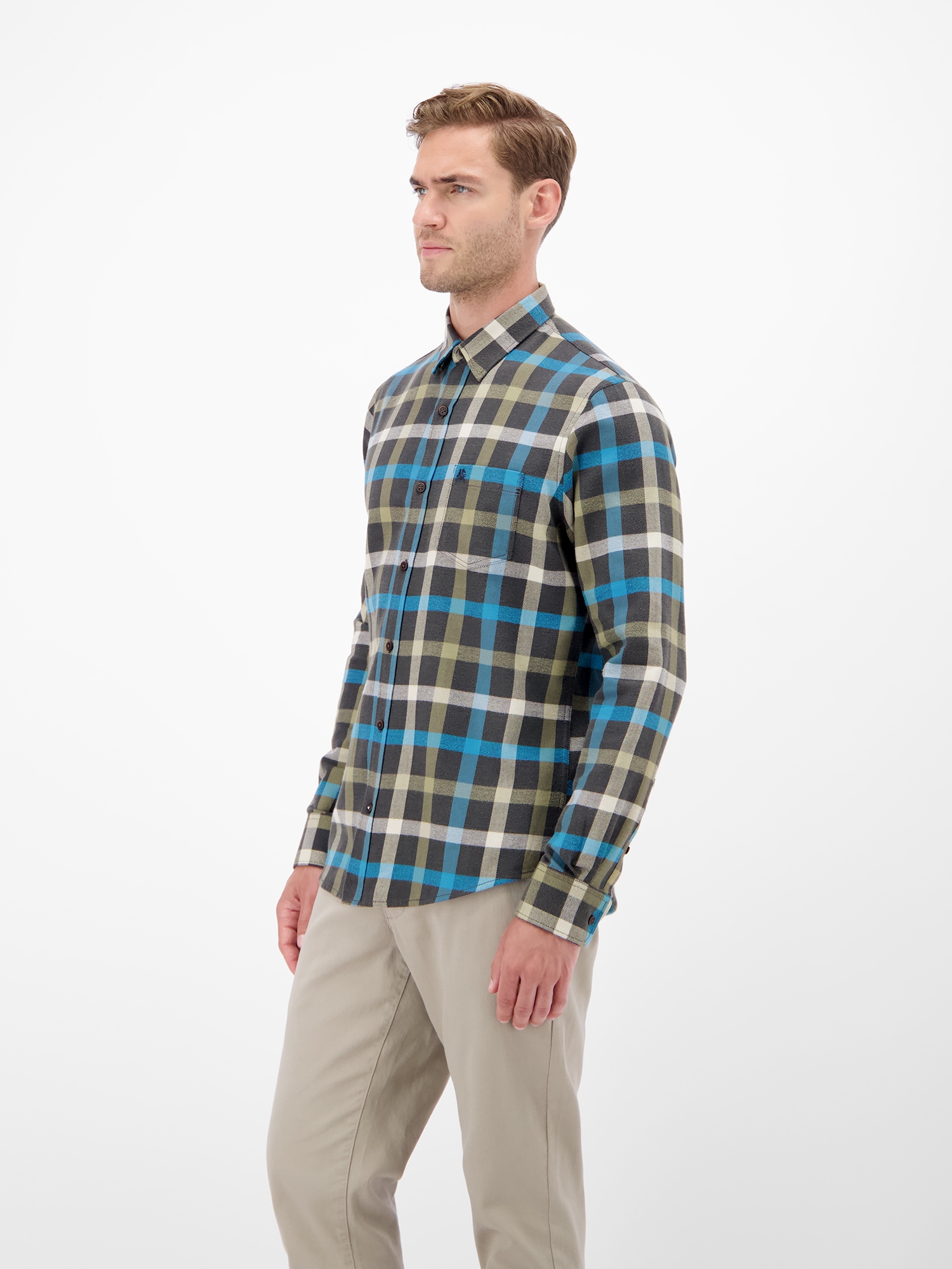 LERROS Flanellhemd »LERROS Stylisches Flannelhemd, klassisch kariert«