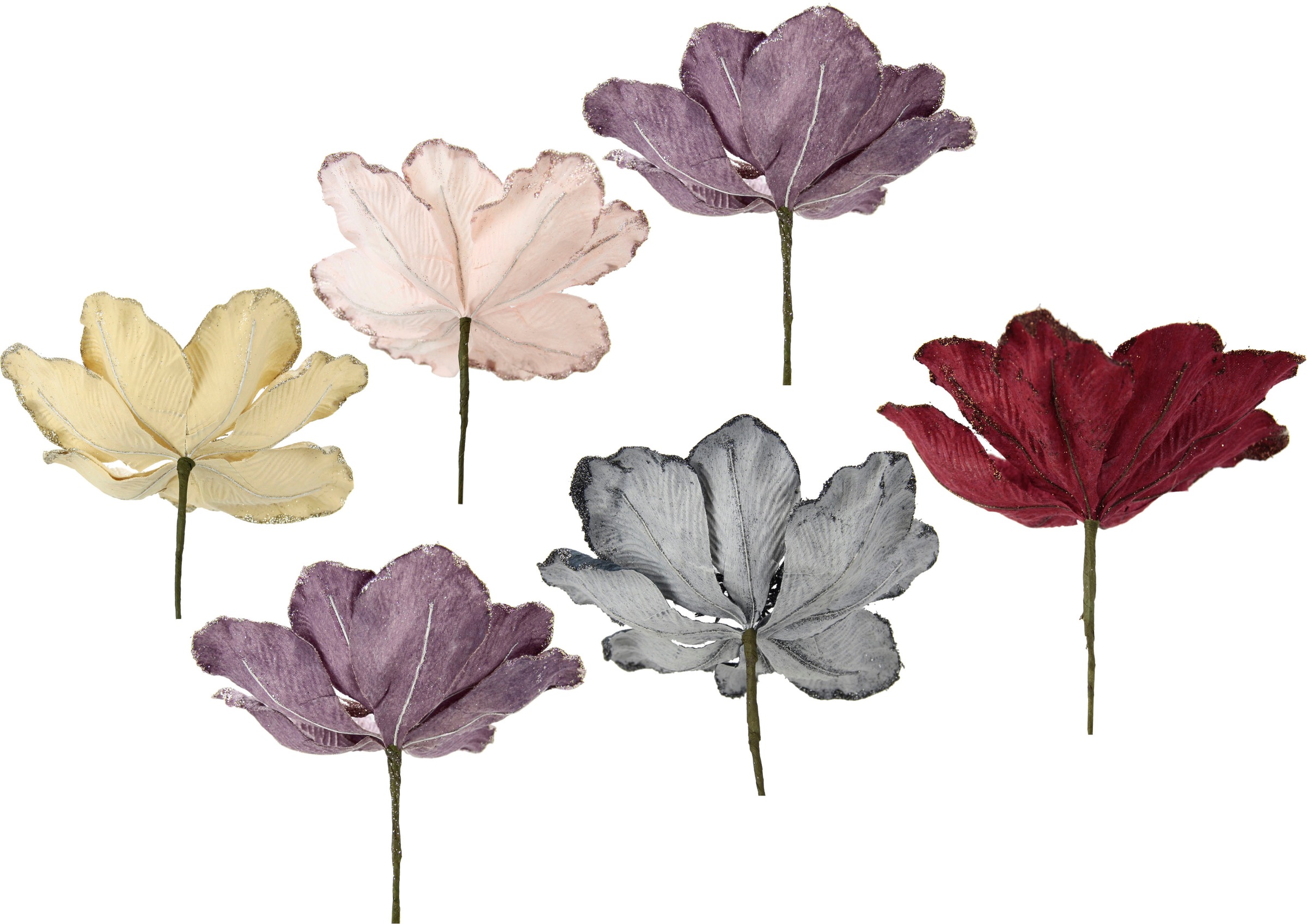 I.GE.A. Kunstblume "Magnolie", Kunstblume, Dekoblume, 6er Set günstig online kaufen