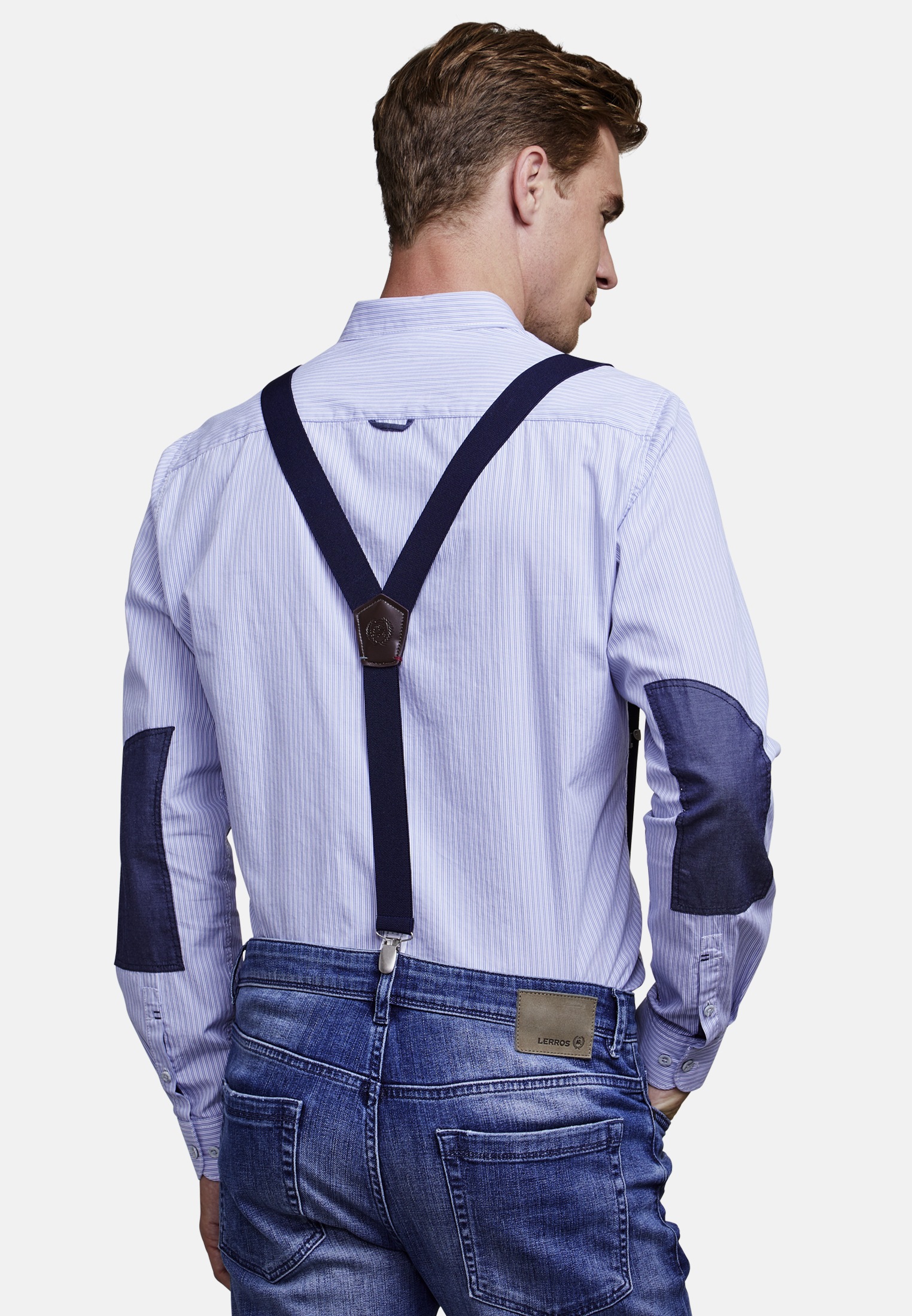 LERROS Klassische Hosenträger Suspenders Navy 3