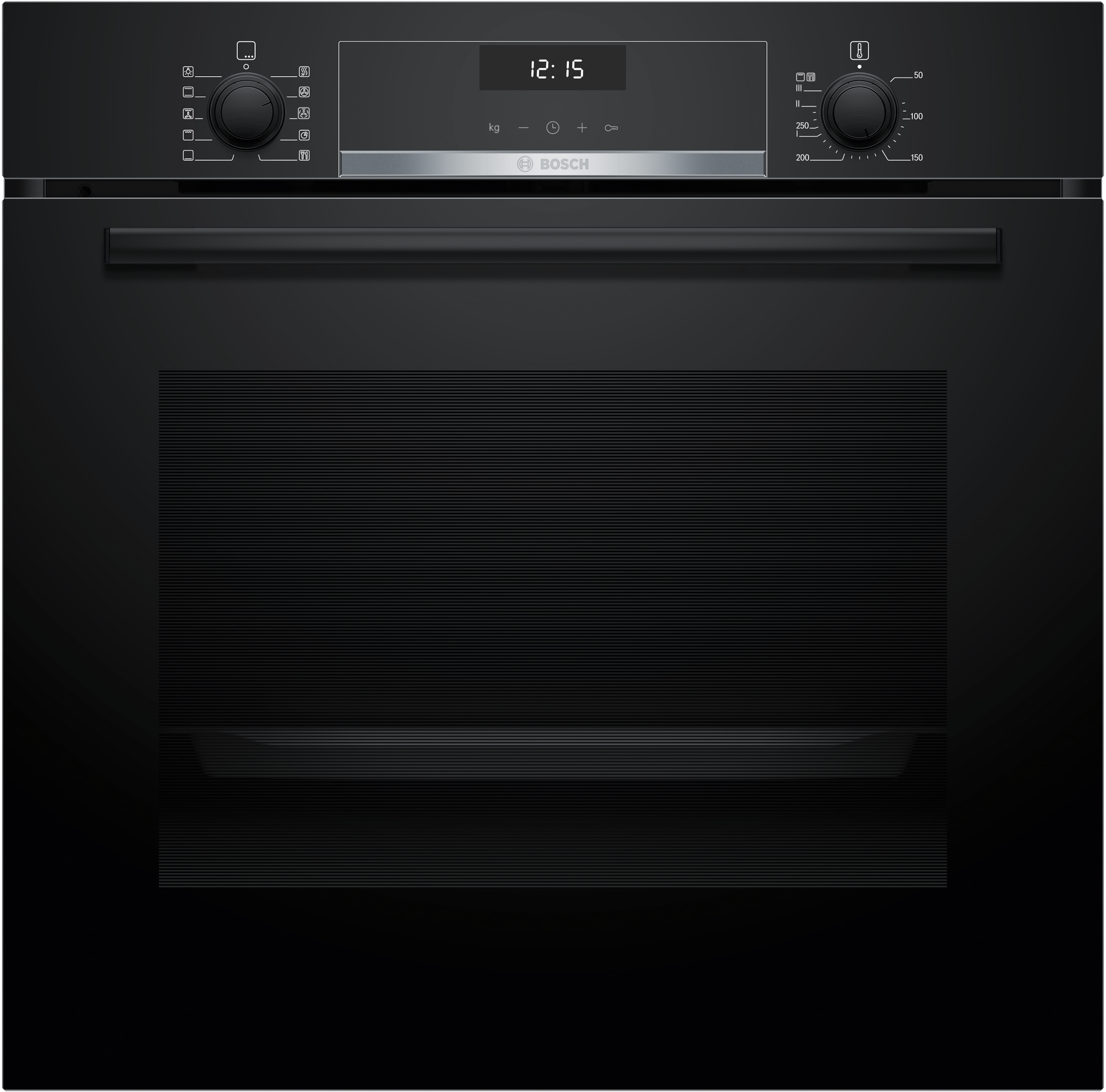 BOSCH Einbaubackofen Serie 6 "HBG537BB3", mit Teleskopauszug nachrüstbar