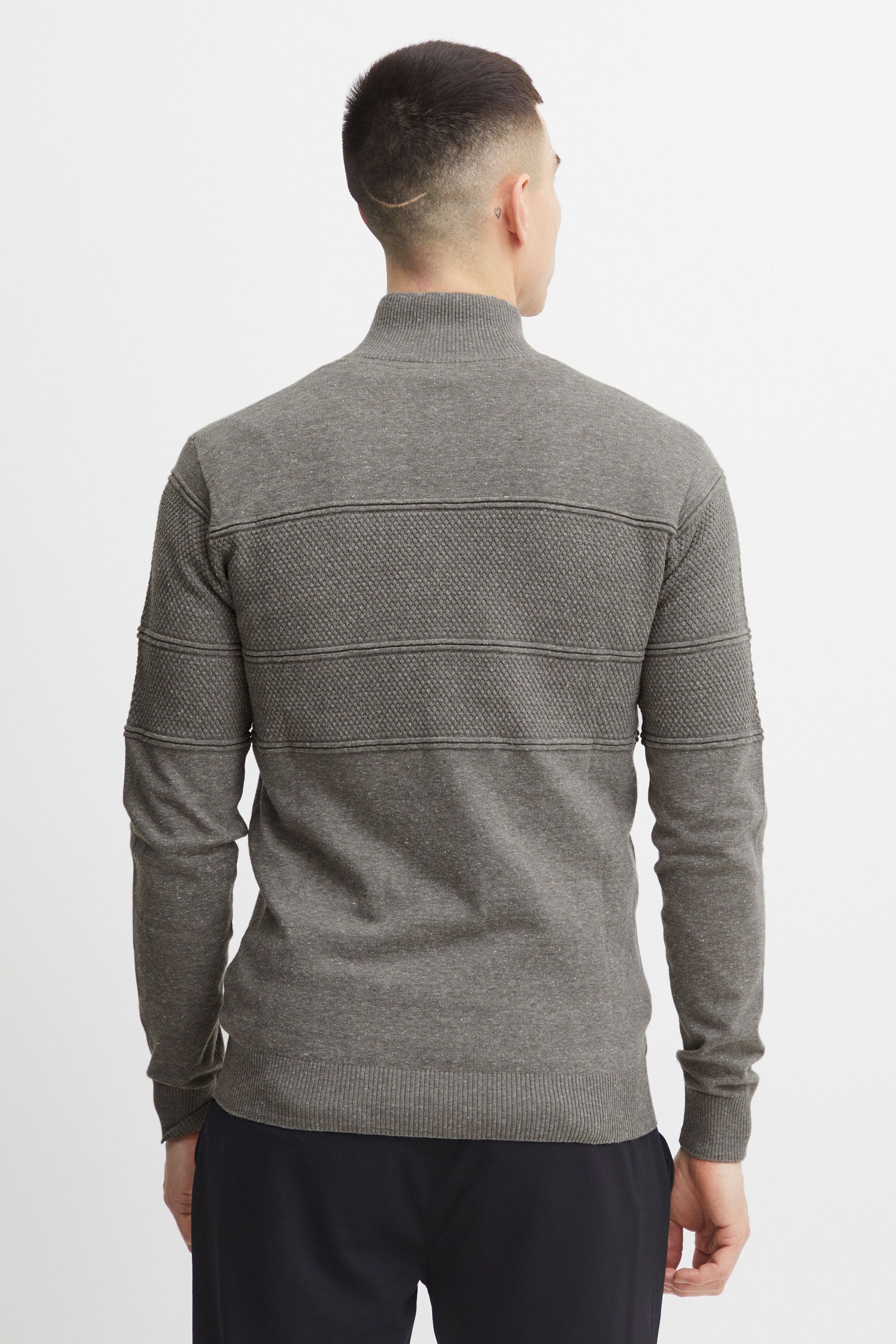 11 PROJECT PRYannik Knit Jacket Gray Melange 3X 3
