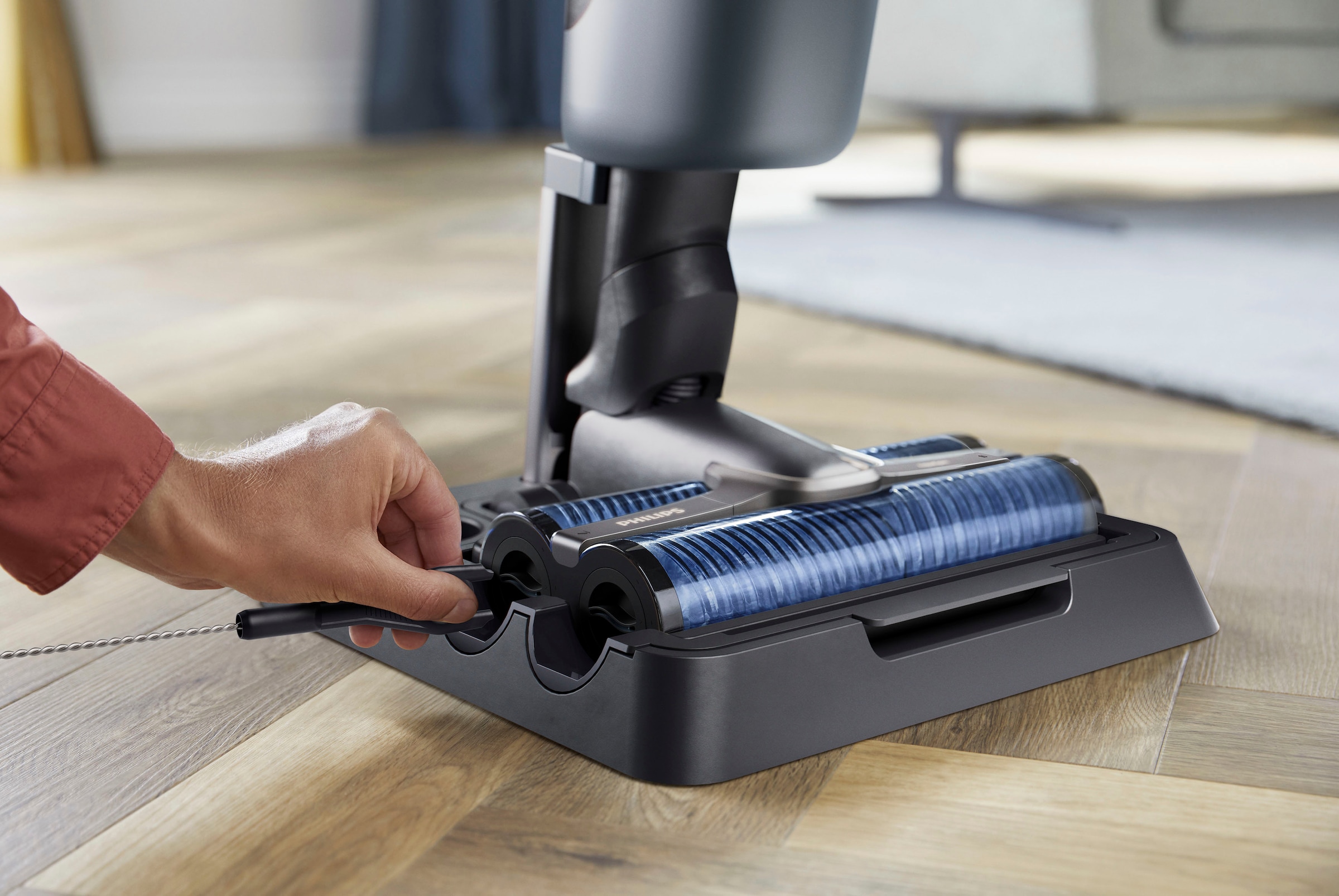 Philips Nass-Trocken-Sauger »XW7110/01 AquaTrio Cordless 7000 Series« mit 30 Minuten Laufzeit, AquaSpin-Düse