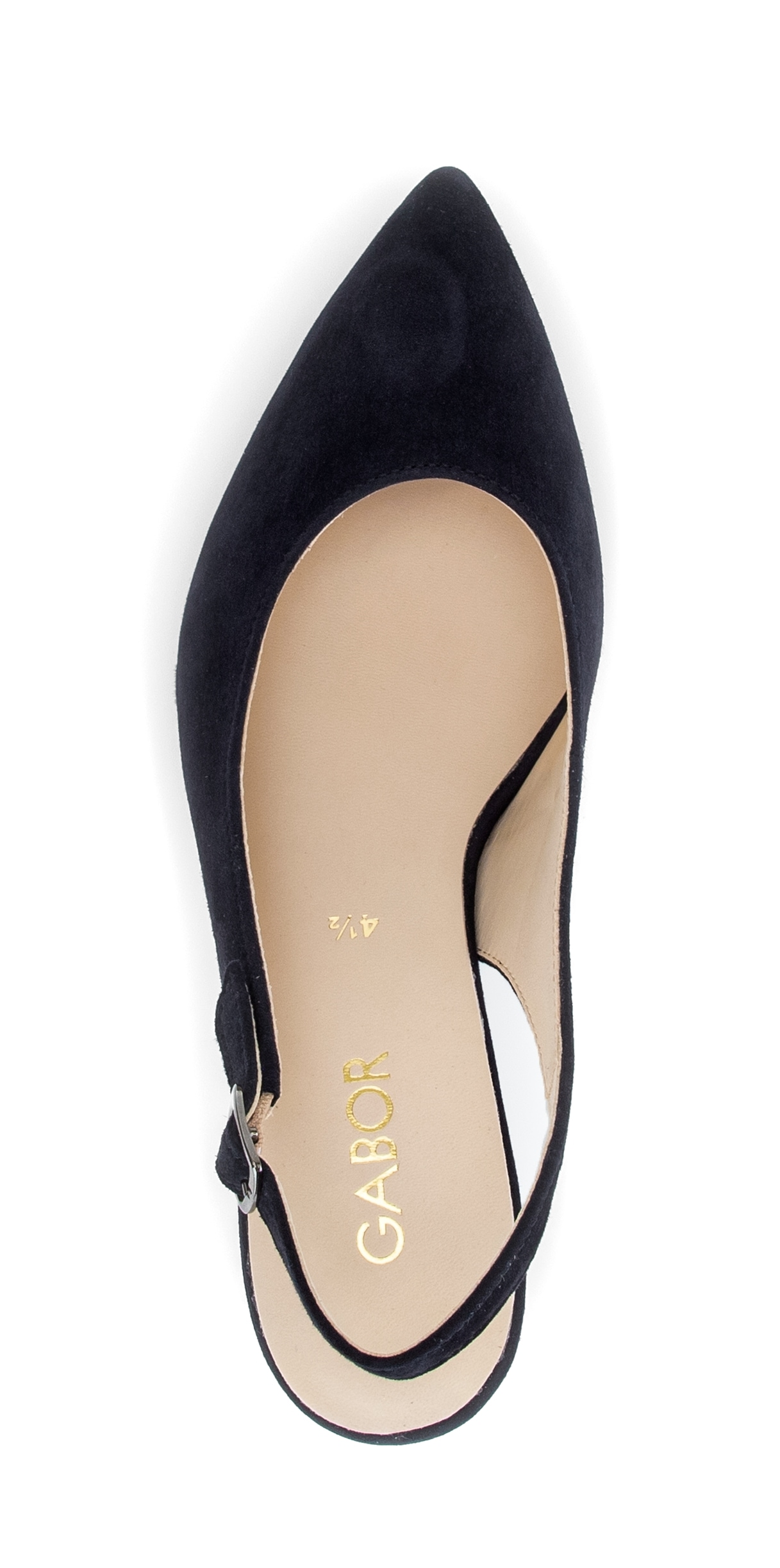 Gabor Slingpumps  , Trichterabsatz, Businessschuh, Abendschuh in spitzer Form, G-Weite