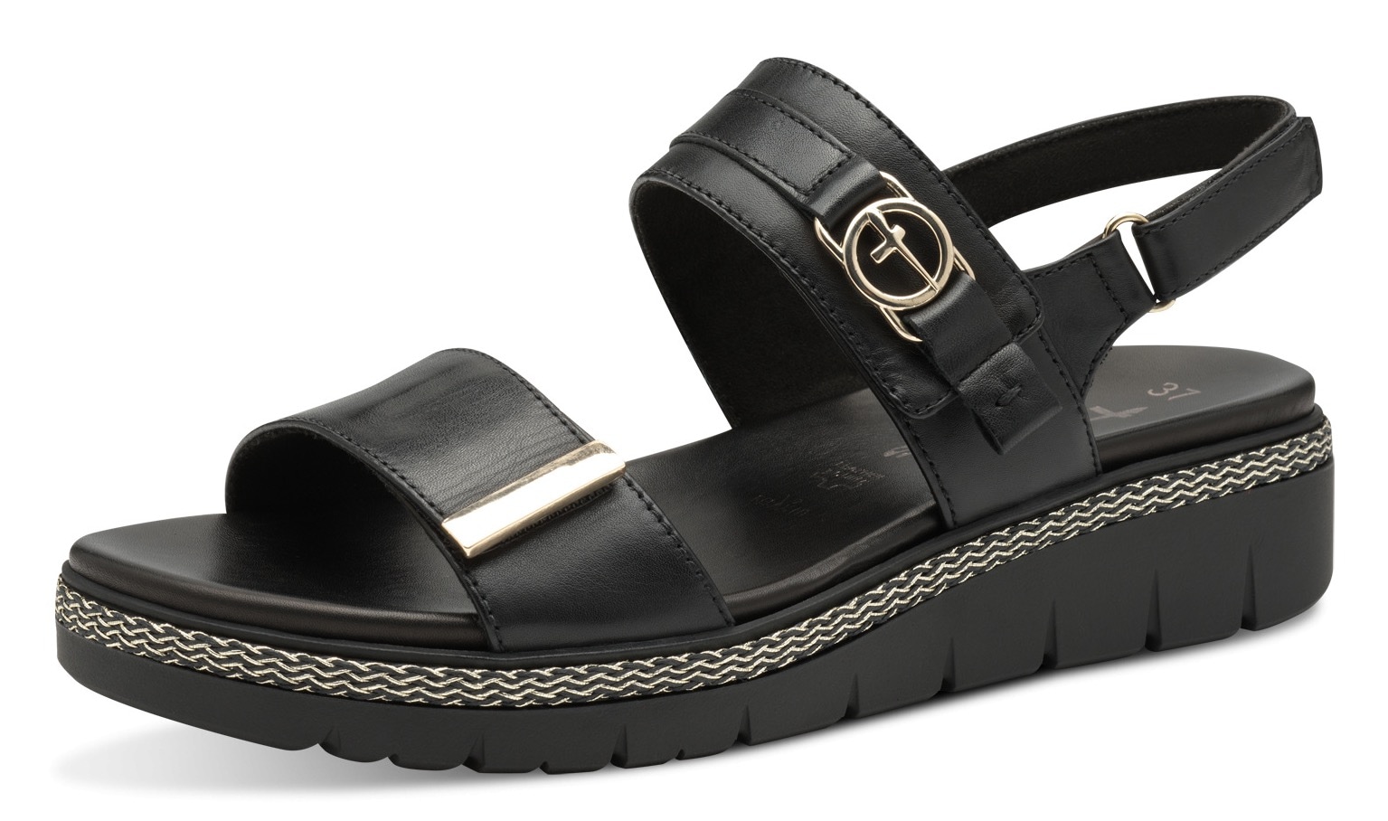 Tamaris Keilsandalette, Plateau, Sommerschuh, Riemchensandale mit Schmuckel günstig online kaufen