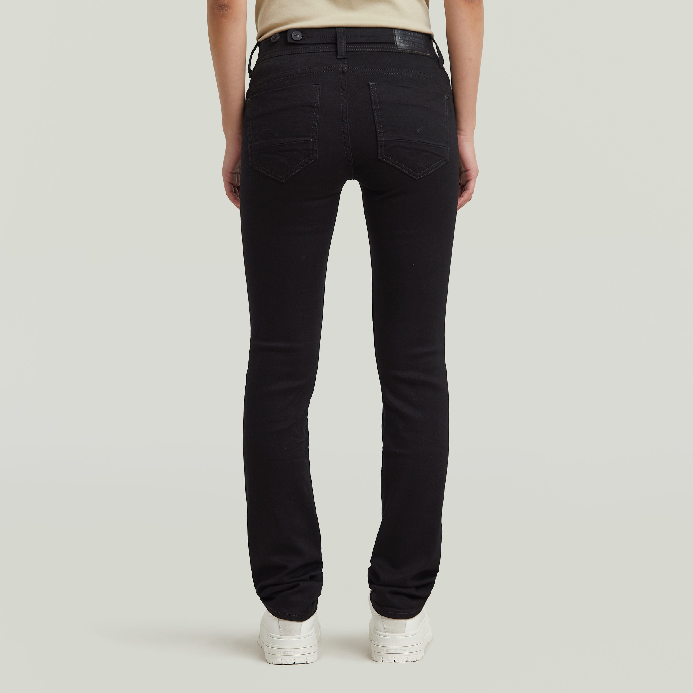 G-STAR 5-Pocket-Jeans "Midge Straight", mit Verstelllasche hinten am Bund günstig online kaufen