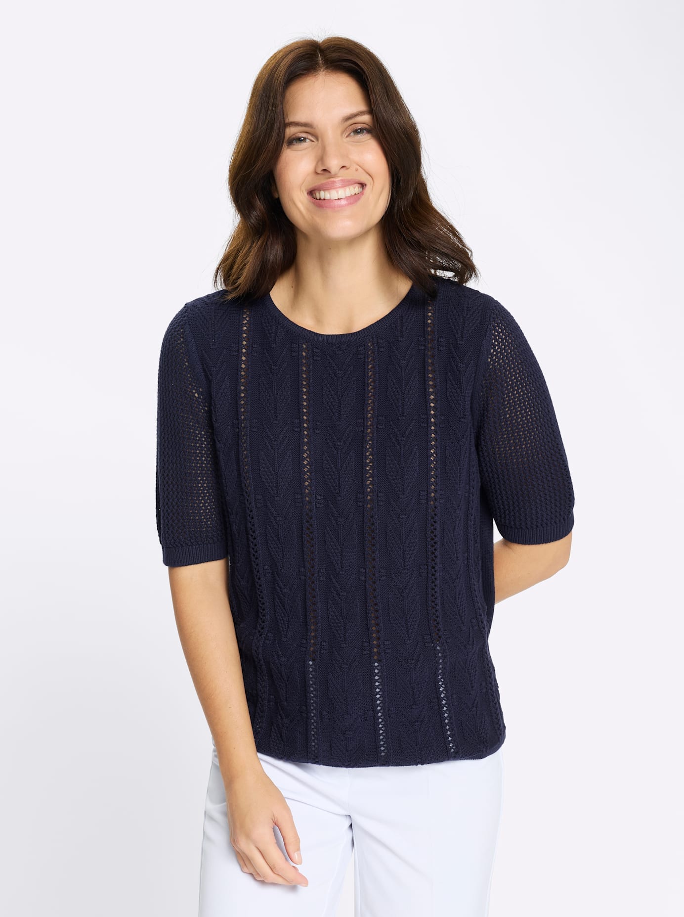 Classic Basics Ajourpullover "Ajour-Pullover" günstig online kaufen