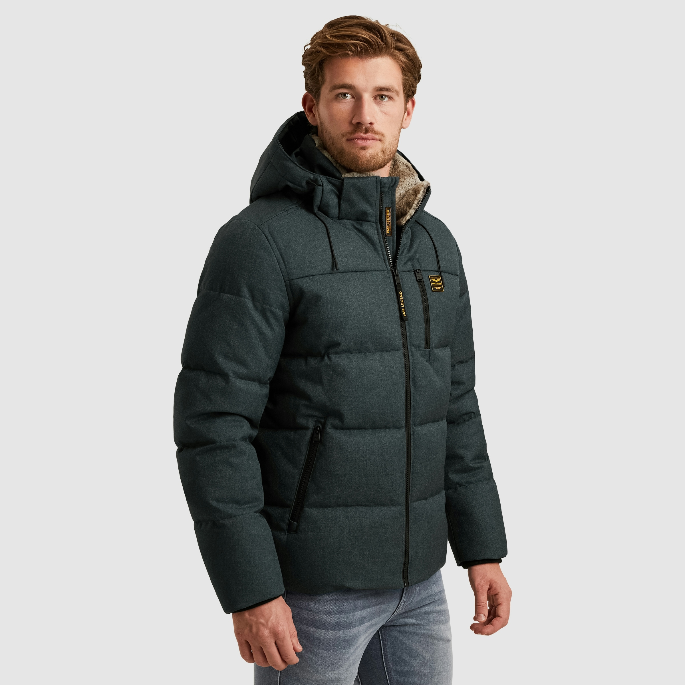 PME LEGEND Steppjacke "YETCRAFT", mit Kapuze, Verschließbare Eingriff-, Bru günstig online kaufen