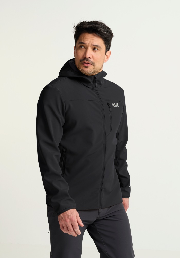 Jack Wolfskin Outdoorjacke "WILD WINDS HOODED JKT M" für Wandern und andere Aktivitäten im Freien