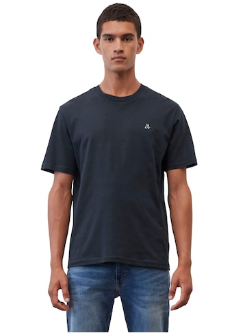 Marc O'Polo T-Shirt, Logo-T-Shirt, shaped aus Bio-Baumwolle kaufen