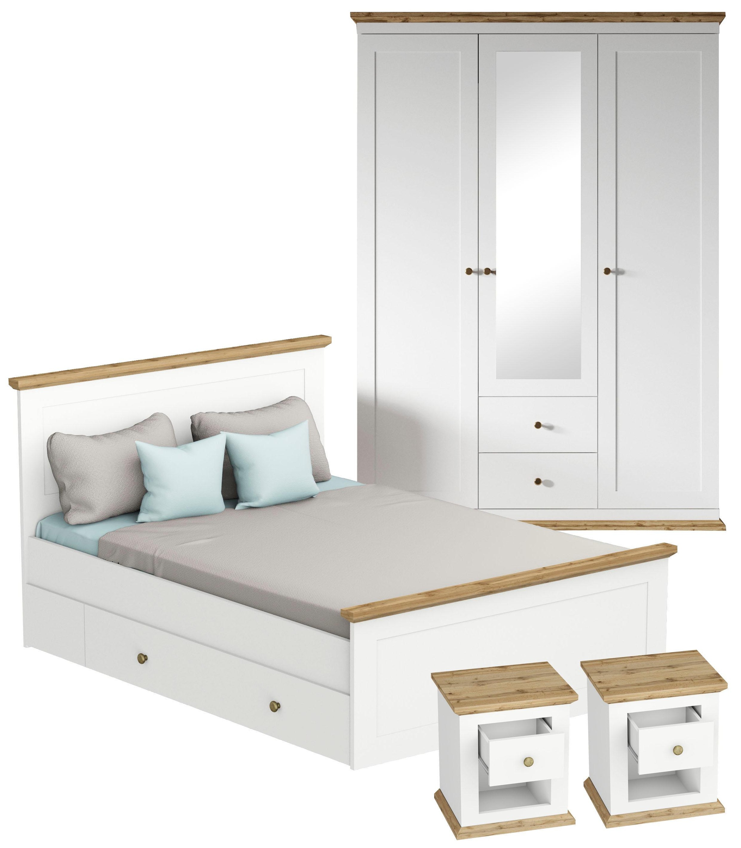 Home affaire Schlafzimmer-Set Banburry, (Set, 4 St.), 4-teilig
