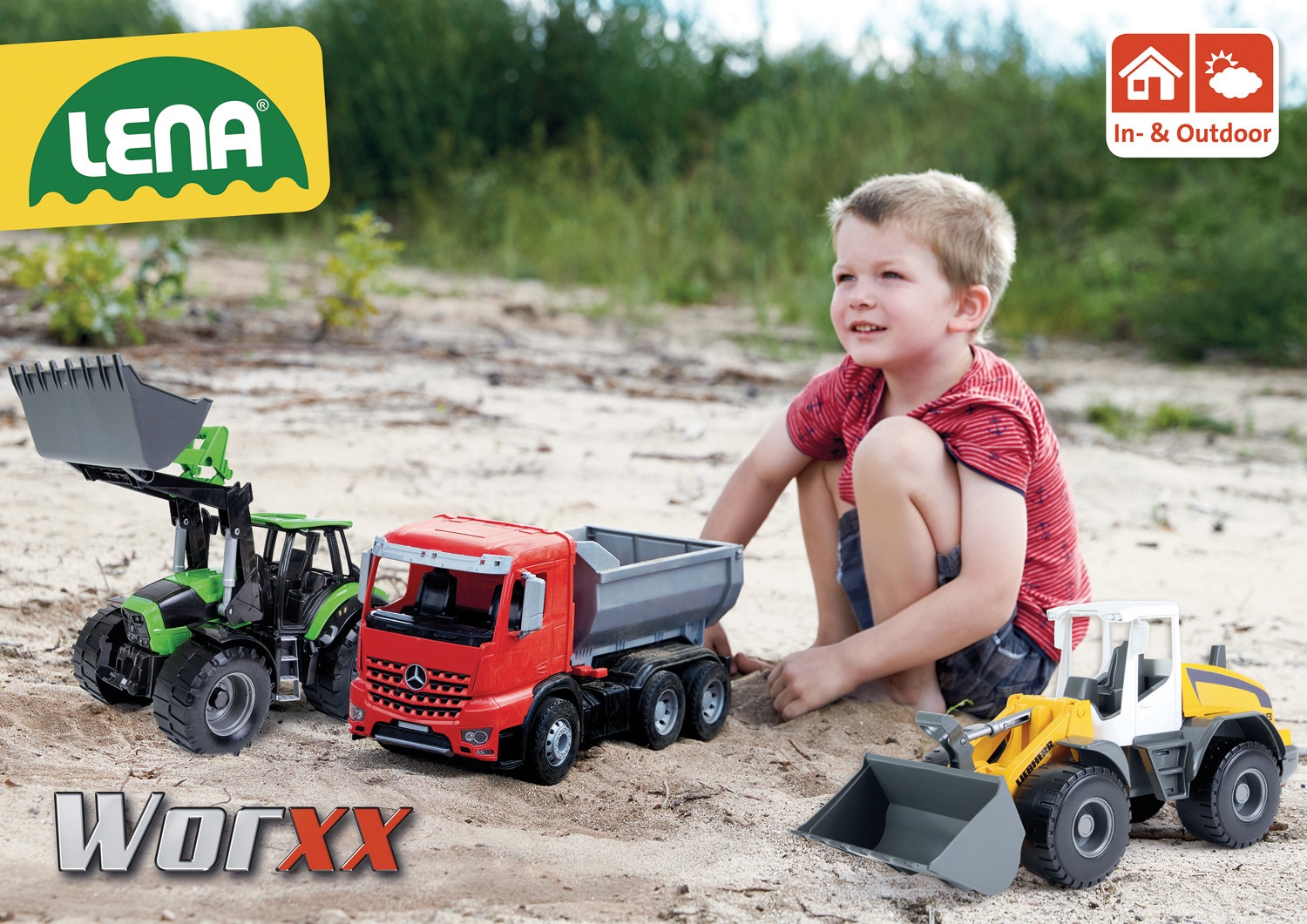 Lena® Spielzeug-Müllwagen »Worxx, Mercedes-Benz Arocs«, Made in Europe