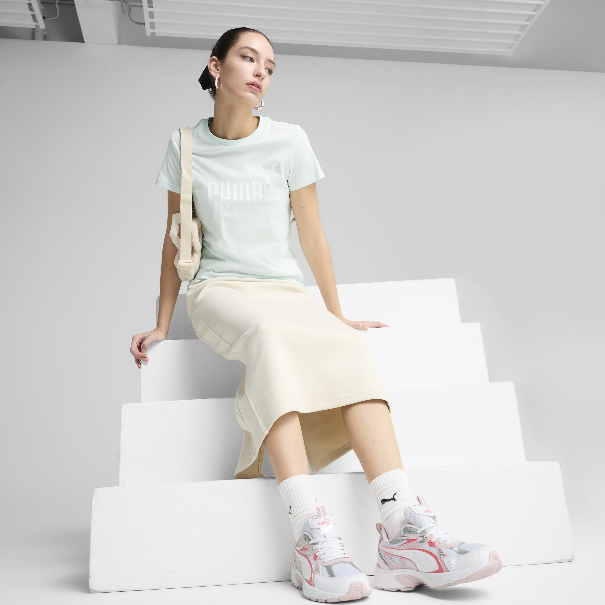 PUMA T-Shirt »ESS No. 1 Logo T-Shirt Damen«