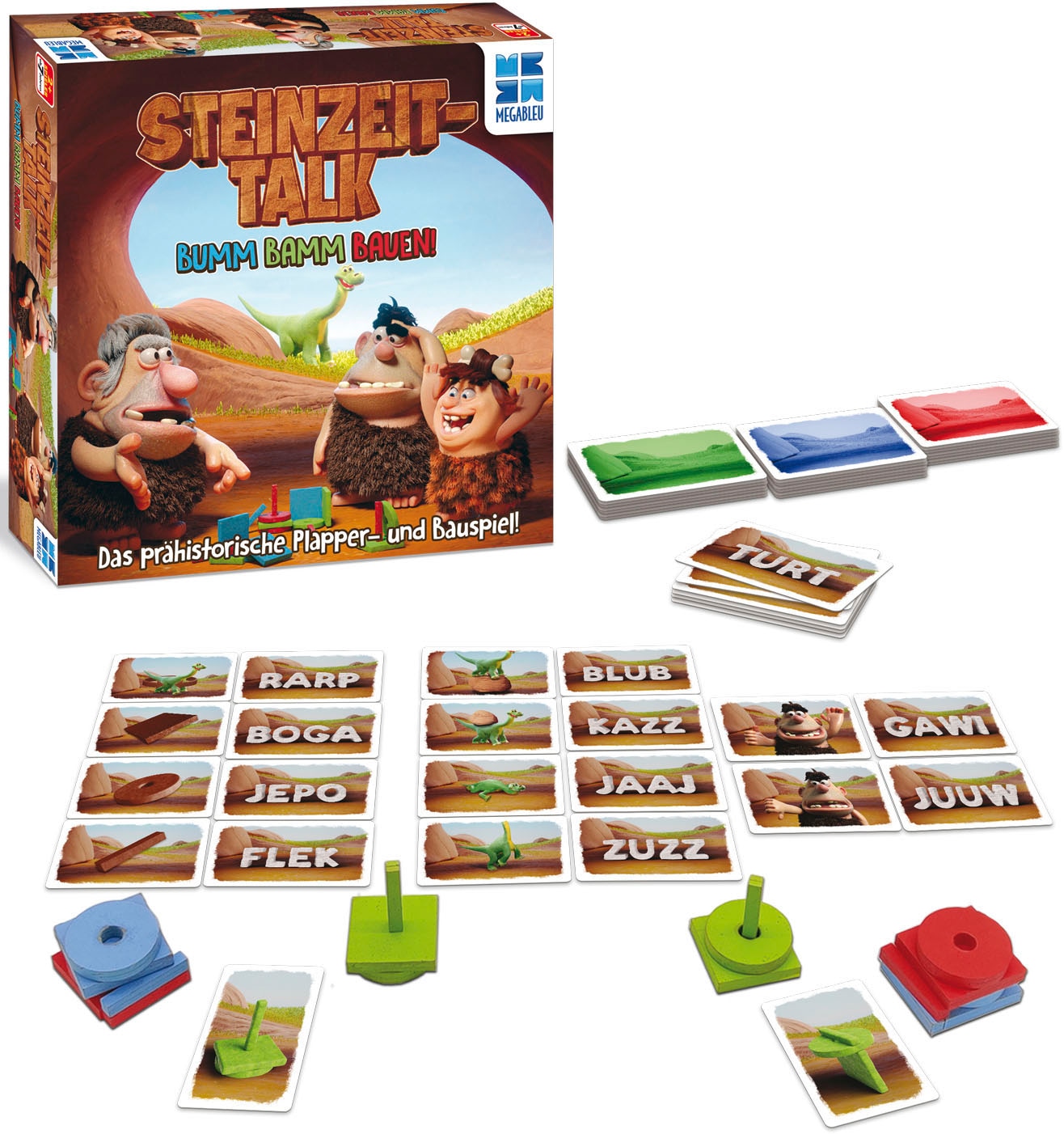 MEGABLEU Spiel »Steinzeittalk«