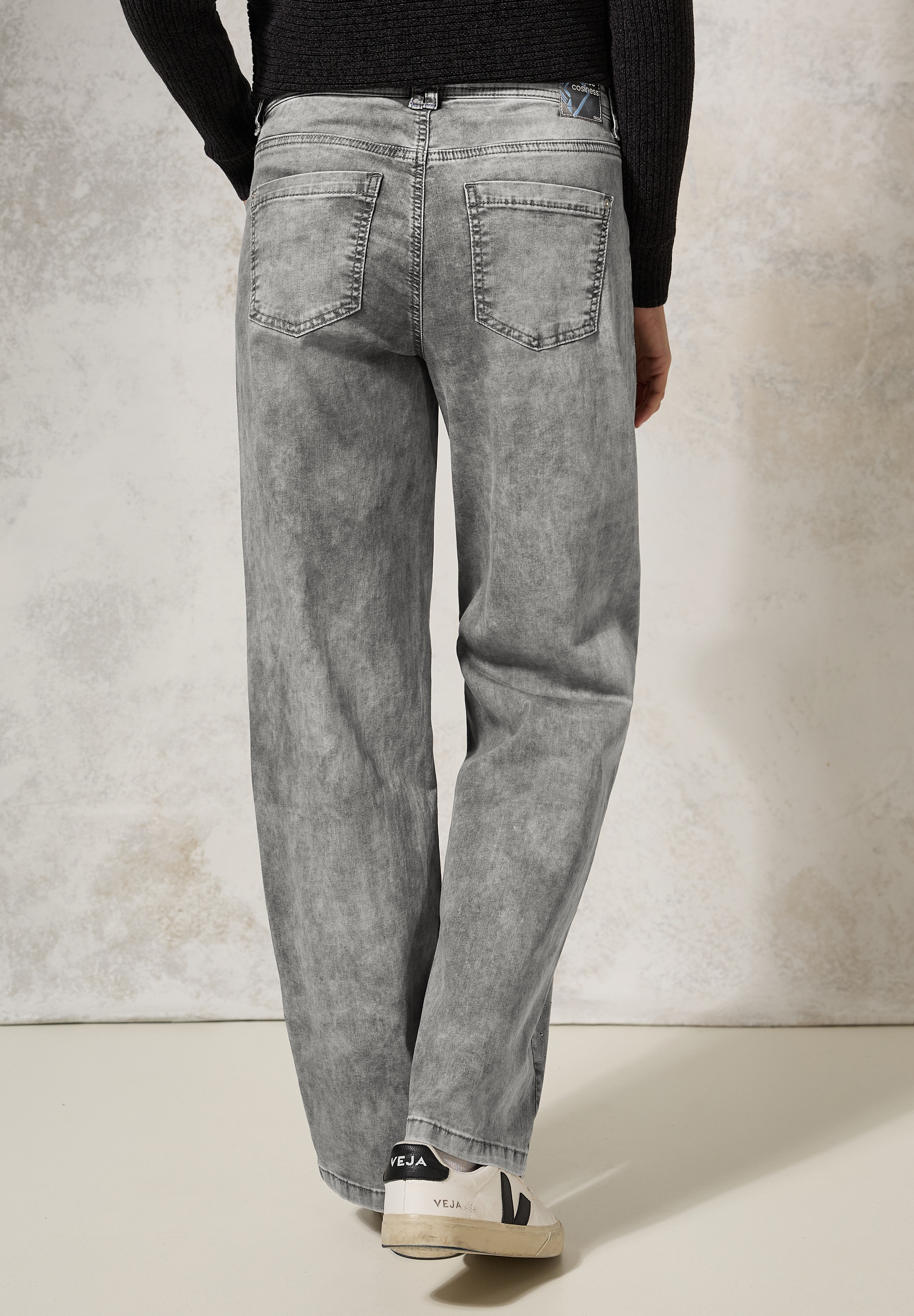 Loose-fit-Jeans, mit Wide Legs