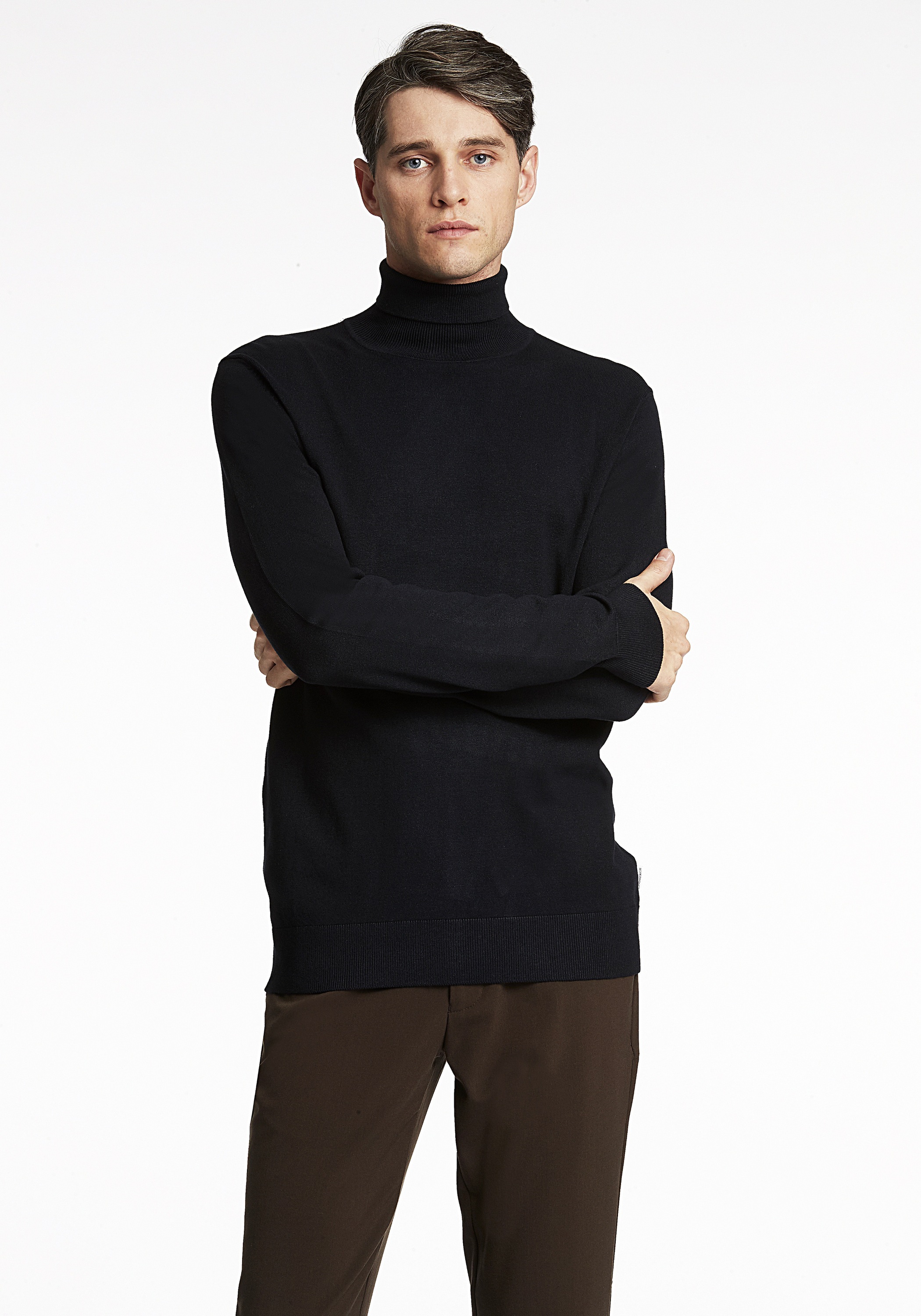 LINDBERGH Rollkragenpullover "Rollkragenpull Slim Fit" günstig online kaufen