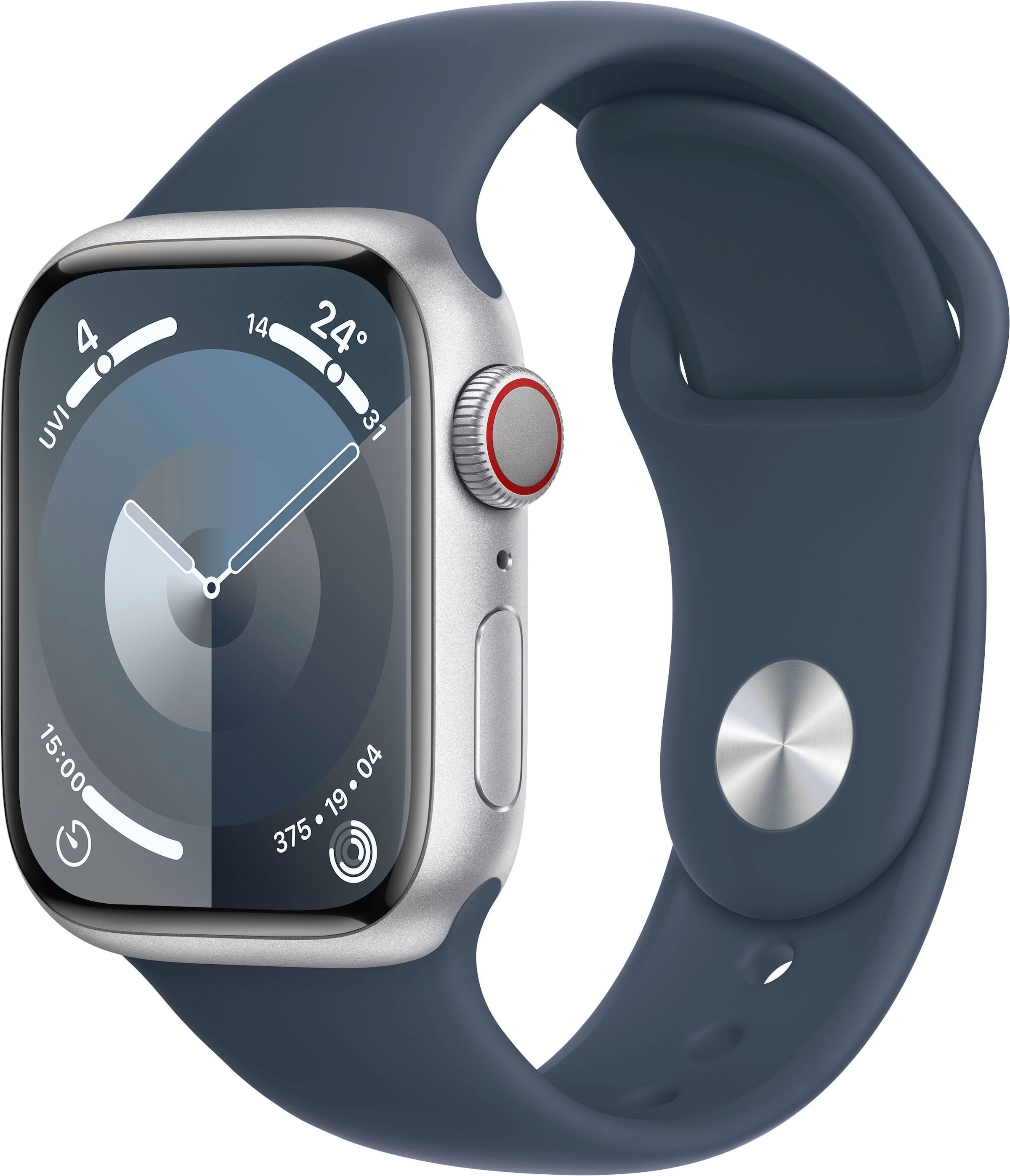Smartwatch »Watch Series 9 GPS + Cellular 41mm Aluminium S/M«, (Watch OS 10 Sport Band)