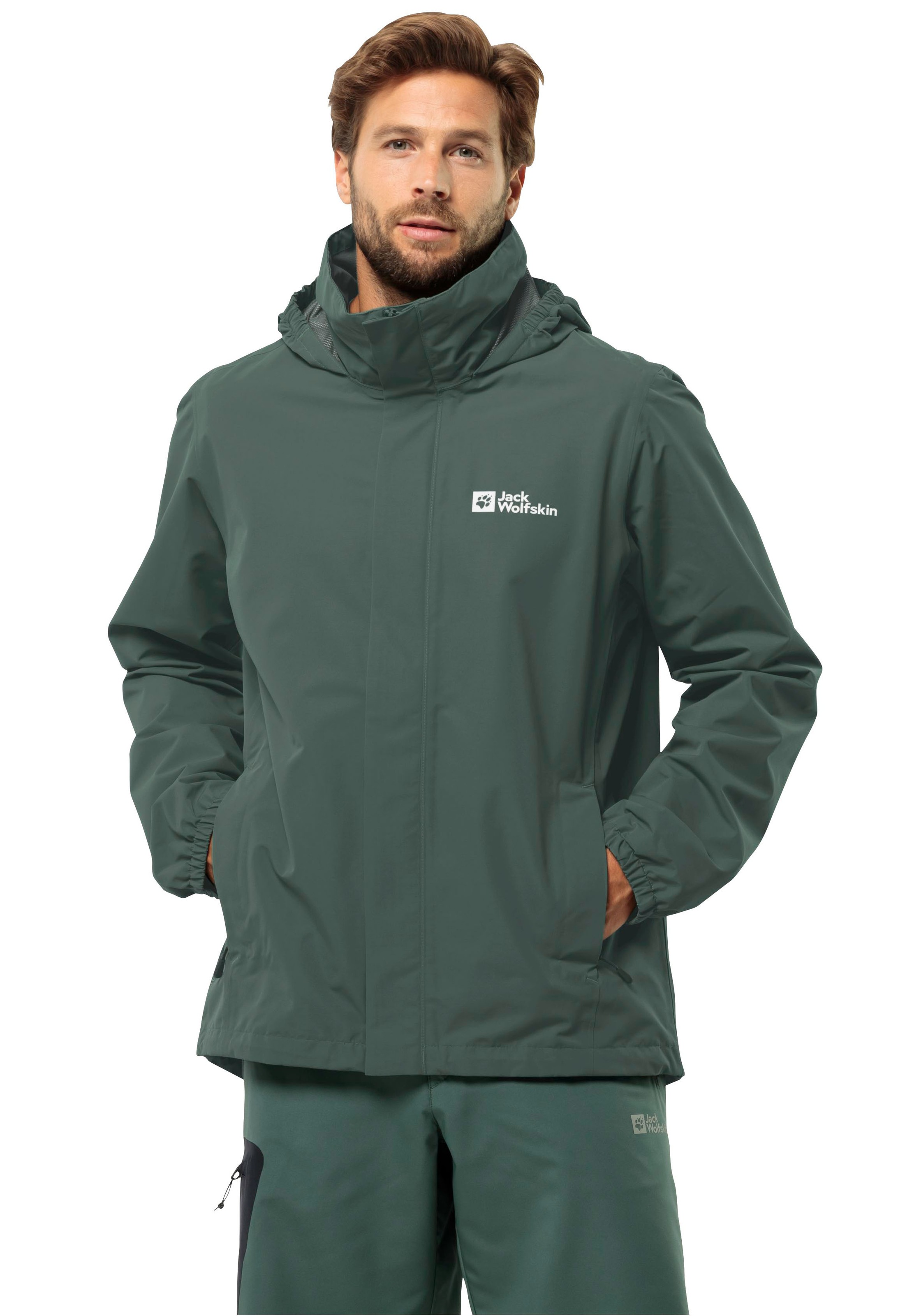 Jack Wolfskin Softshelljacke "STORMY POINT 2L JKT M", mit Kapuze günstig online kaufen