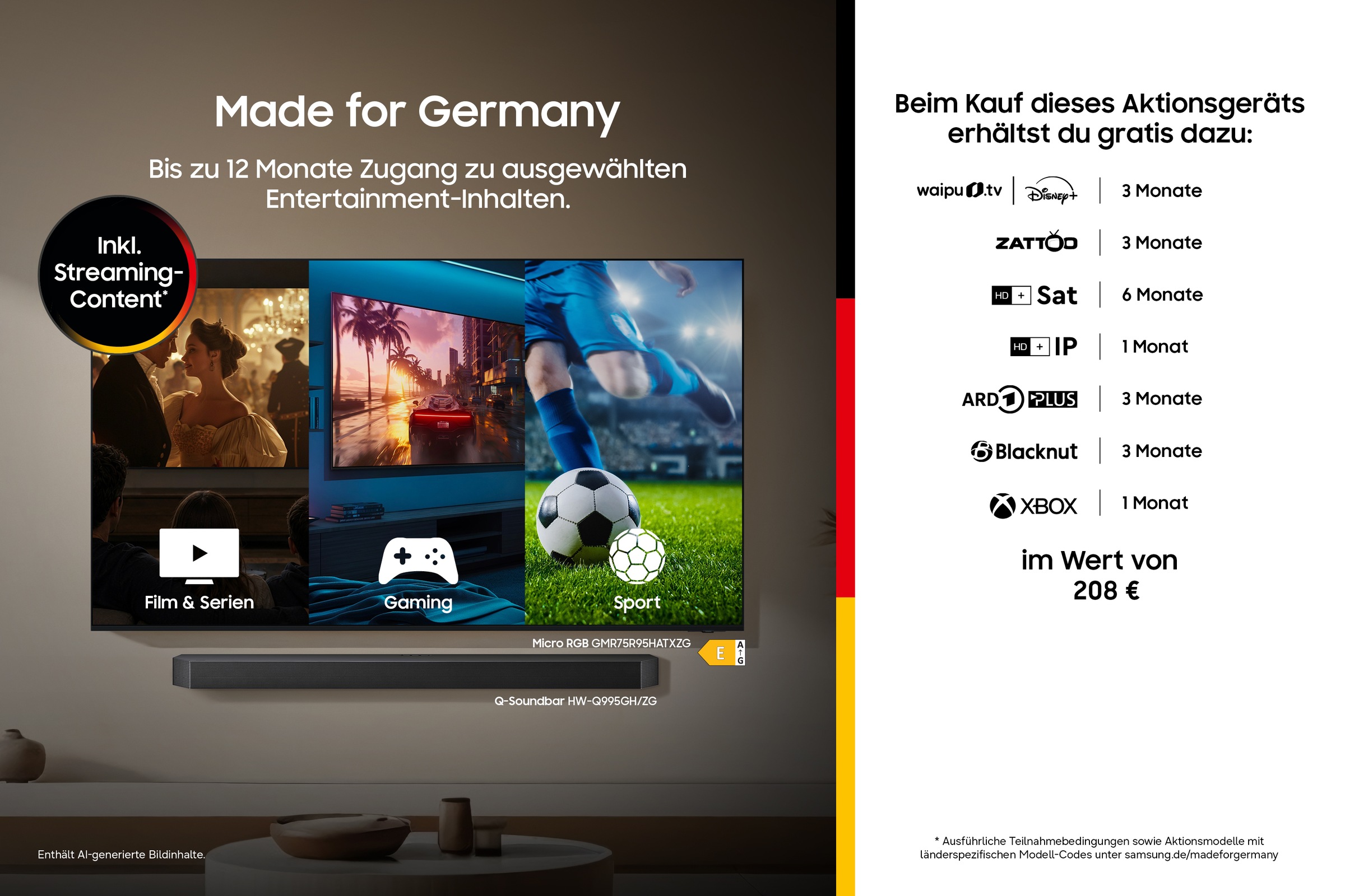 Samsung OLED-Fernseher »GQ65S90HAE« 163 cm/65 ″ Smart-TV Antireflexion mit Glare Free, OLED HDR+, Gaming mit 165Hz, HDMI 2.1