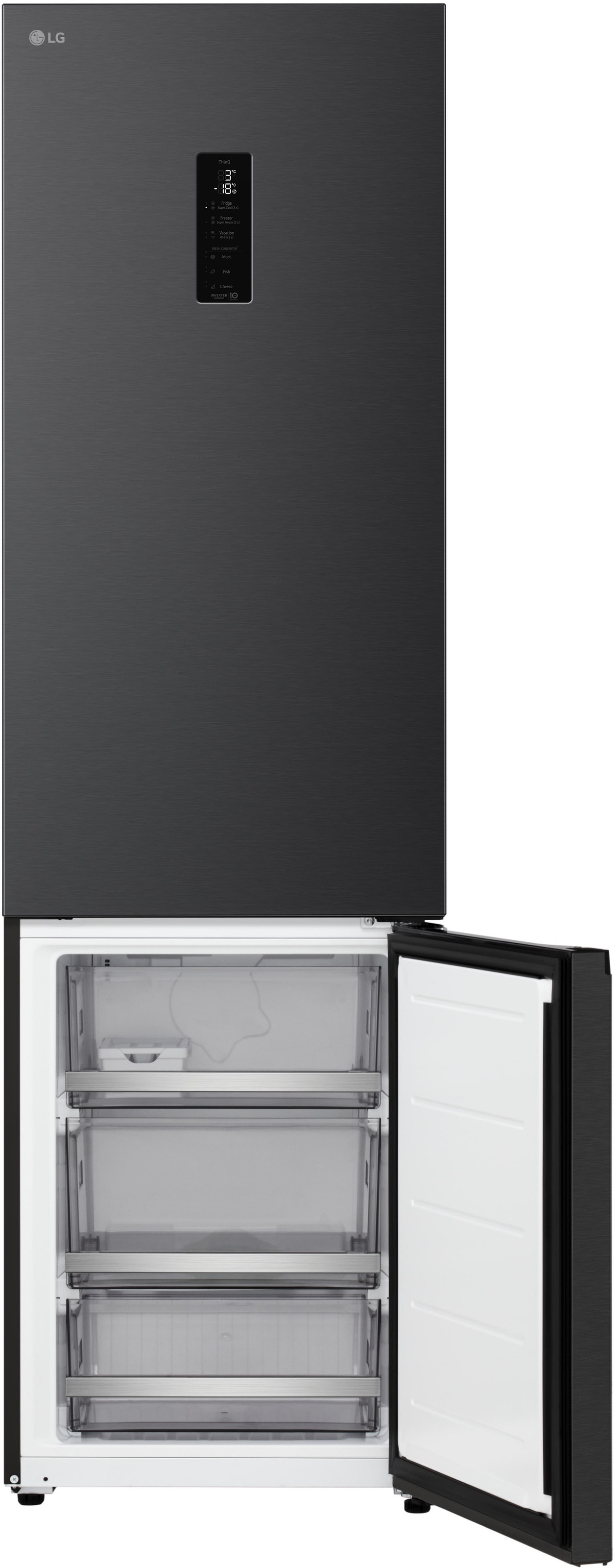 LG Kühl-/Gefrierkombination Serie 7 »GBBS727AEV« 203 cm hoch 59,7 cm breit Vollintegrierbarer Kühlschrank dank frontaler Luftzufuhr und Abluft