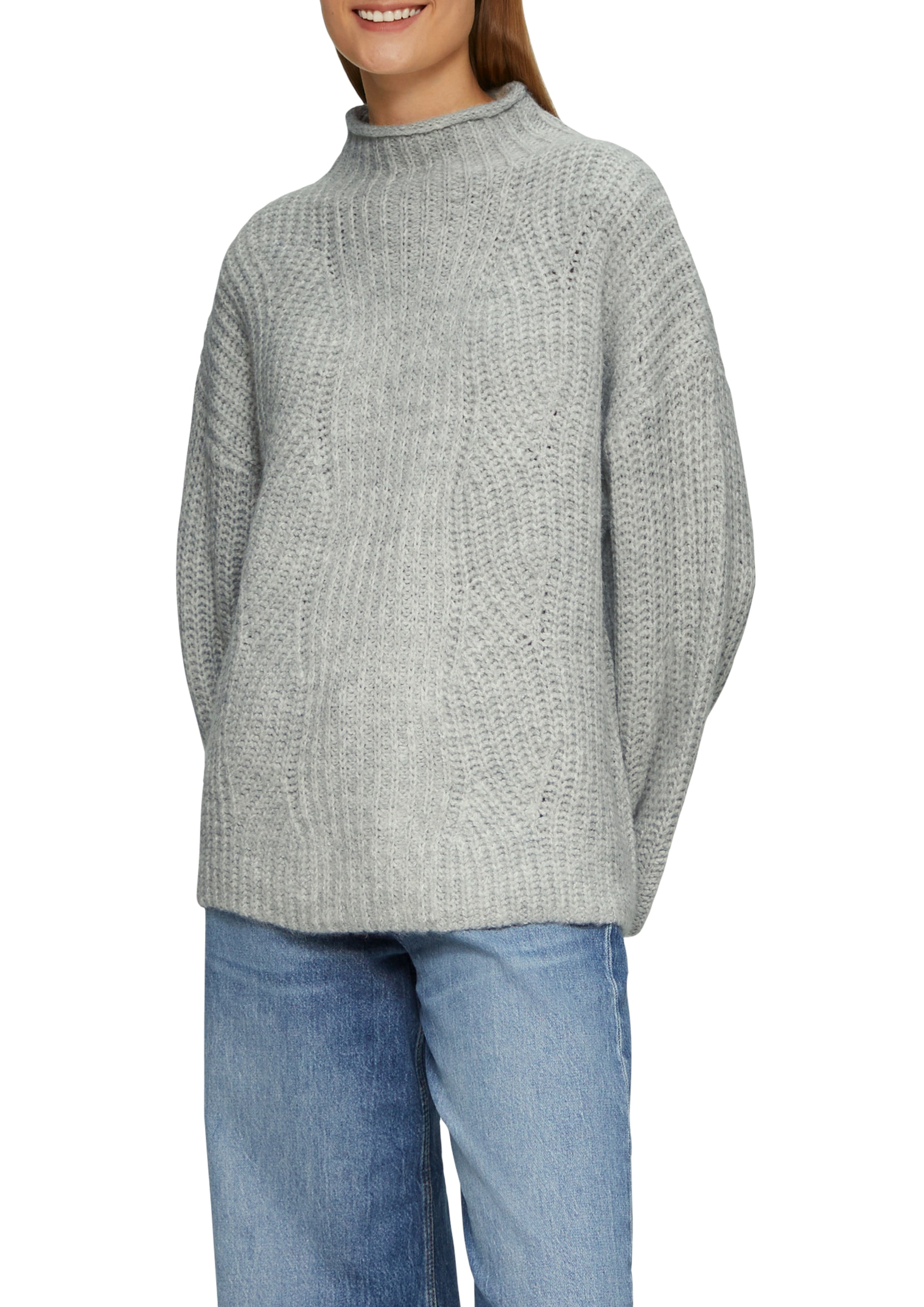 s.Oliver Strickpullover, mit Strukturmuster