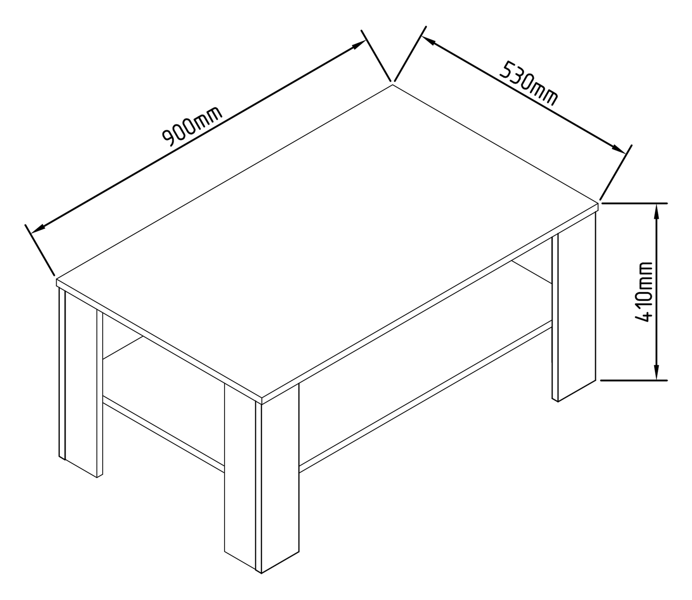 VCM Beistelltisch »Holz Sofatisch Couchtisch Beistelltisch Rolas«