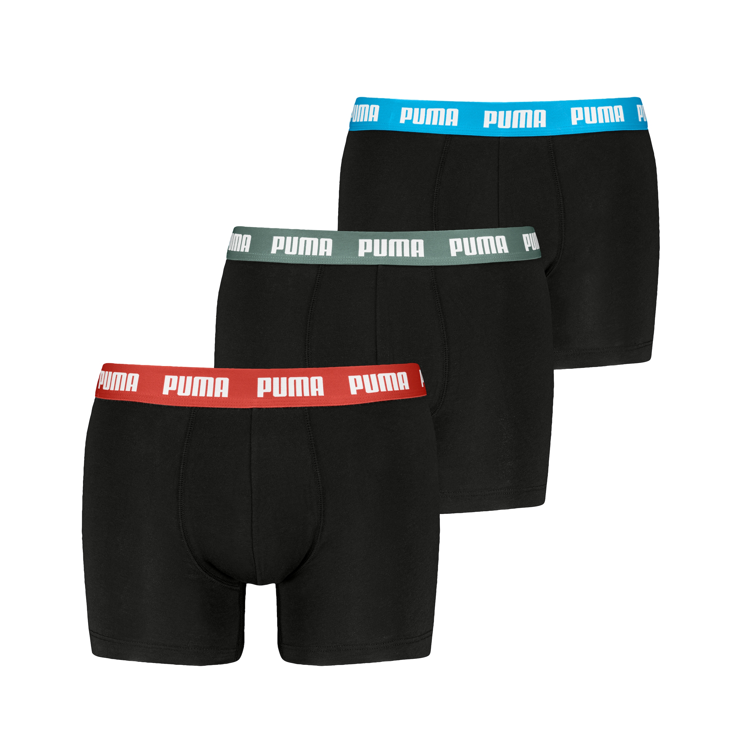 PUMA Boxershorts "MEN EVERYDAY BOXER 3P", (3er Pack), mit Komfortbund günstig online kaufen