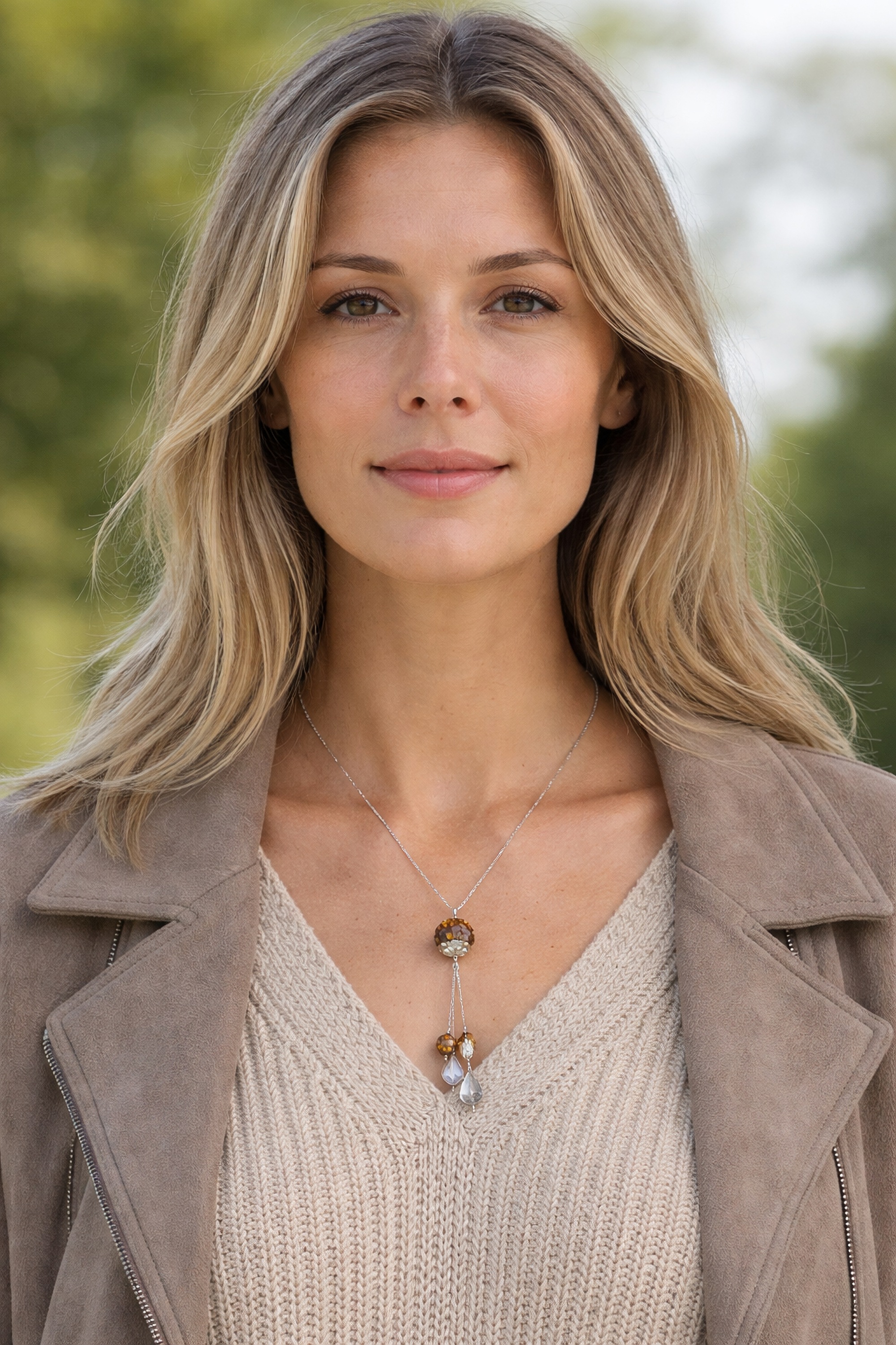 COLLEZIONE ALESSANDRO Kette mit Anhänger »Valea« mit Strasskugeln