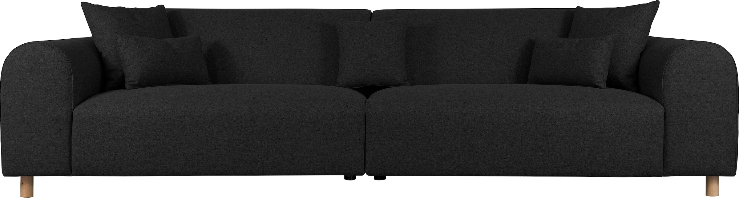 Home affaire Big-Sofa "Svennis" in 2 Bezugsqualitäten, B/T/H: 314/98/83 cm günstig online kaufen