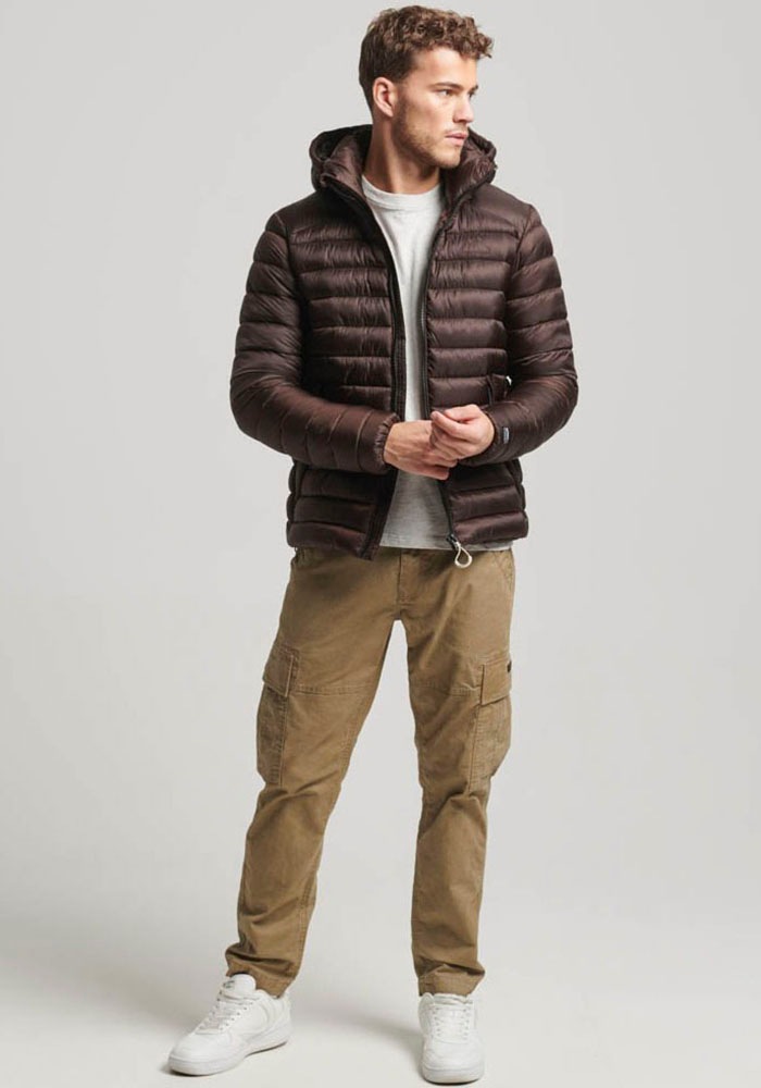 Superdry Steppjacke »HOODED FUJI SPORT PADDED JKT«, mit Kapuze