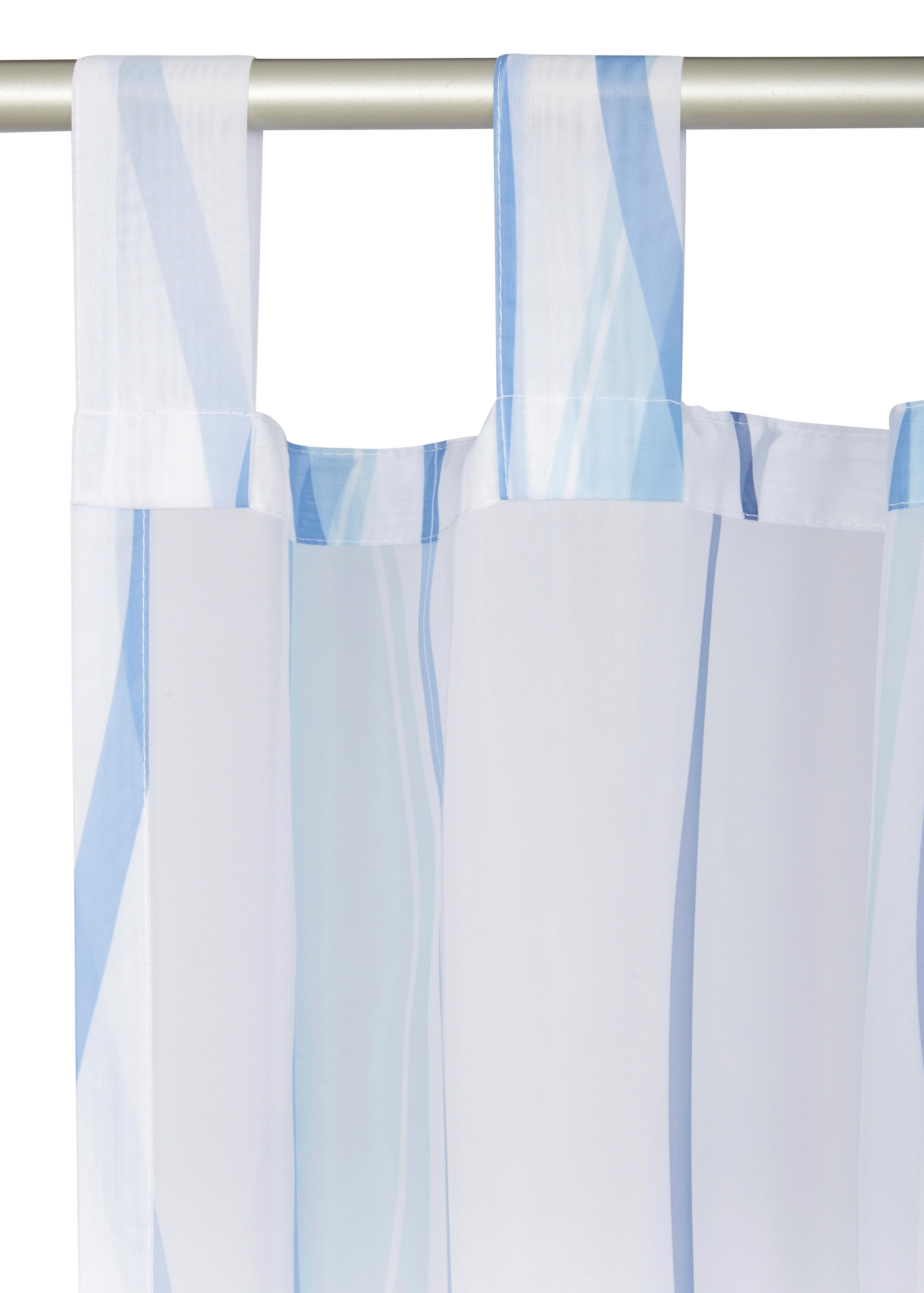 Polyester, St.), Voile, (2 Gardine 2-er Set, | my »DIMONA«, home Wellen BAUR