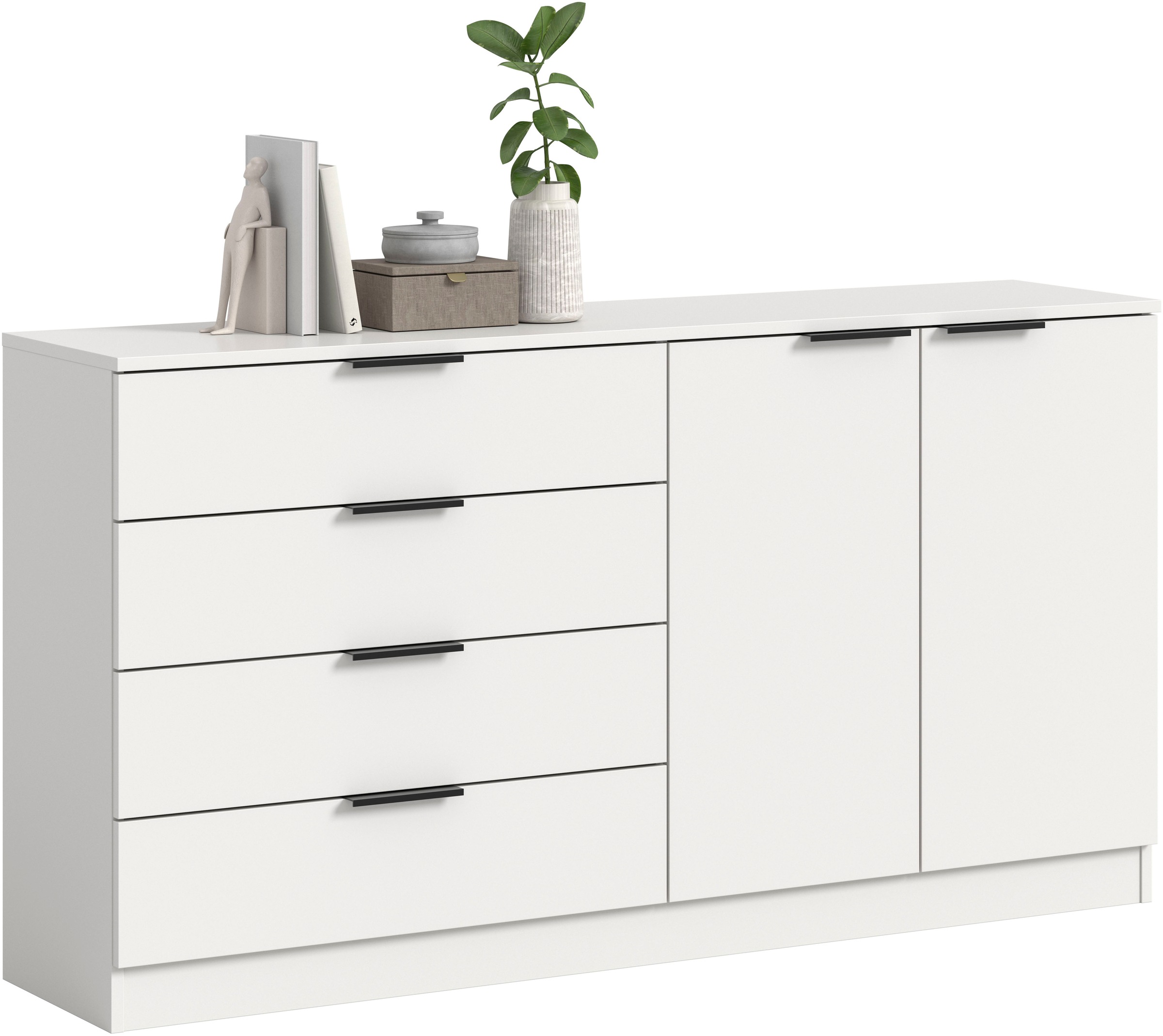 Home affaire Sideboard "SKARDE, Breite 148 cm, 4 Schubkästen, 2 Türen, viel günstig online kaufen