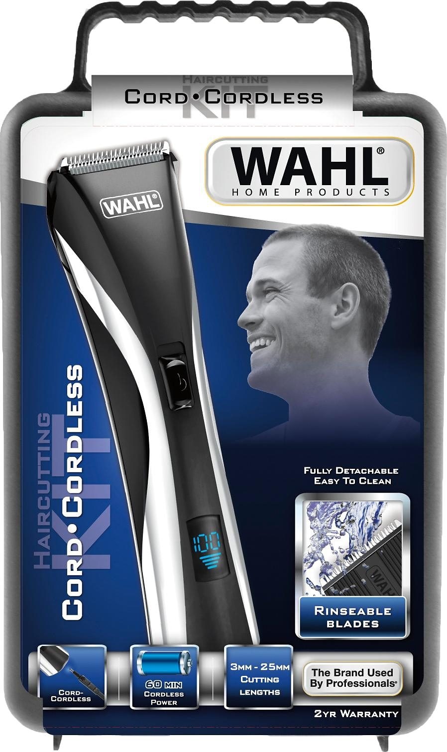Wahl Haar- und Bartschneider »9697-1016«, 8 Aufsätze, LCD-Display und abwaschbarer Schneidsatz