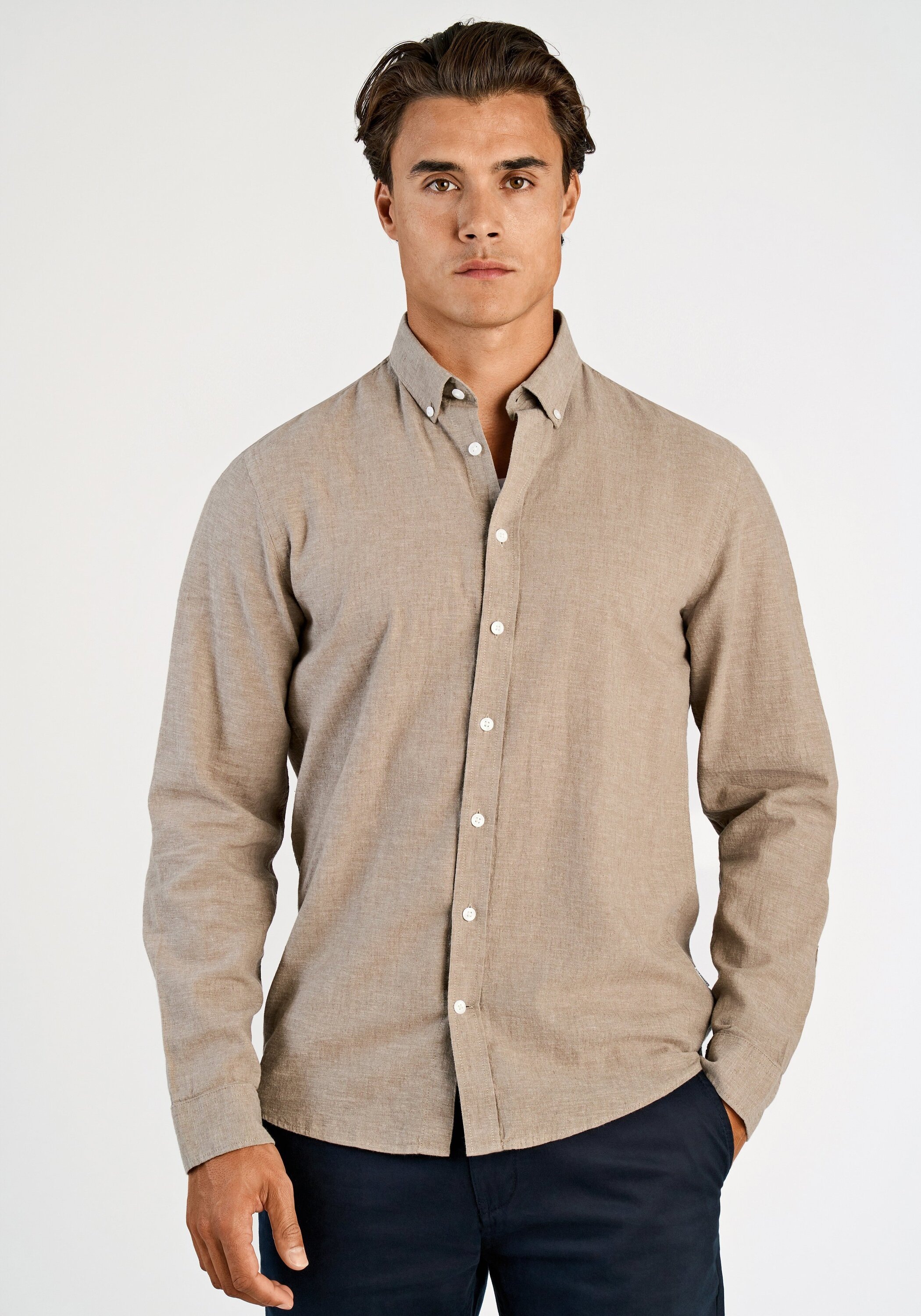 LINDBERGH Leinenhemd "Leinenhemd Relaxed Fit" günstig online kaufen