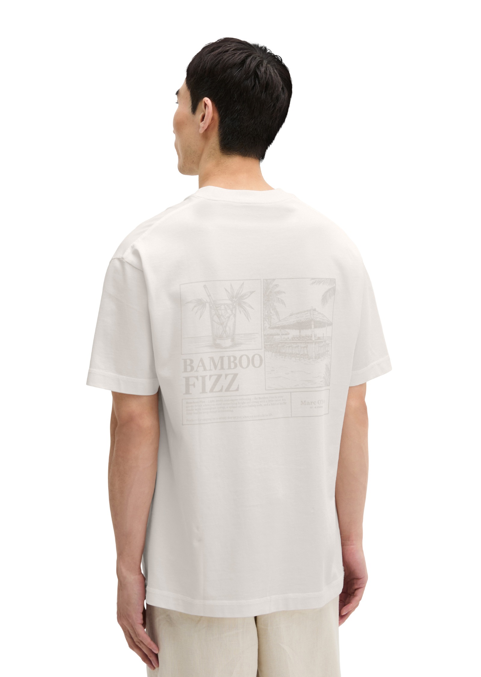 Marc O'Polo T-Shirt »mit sommerlichem Rückenprint«
