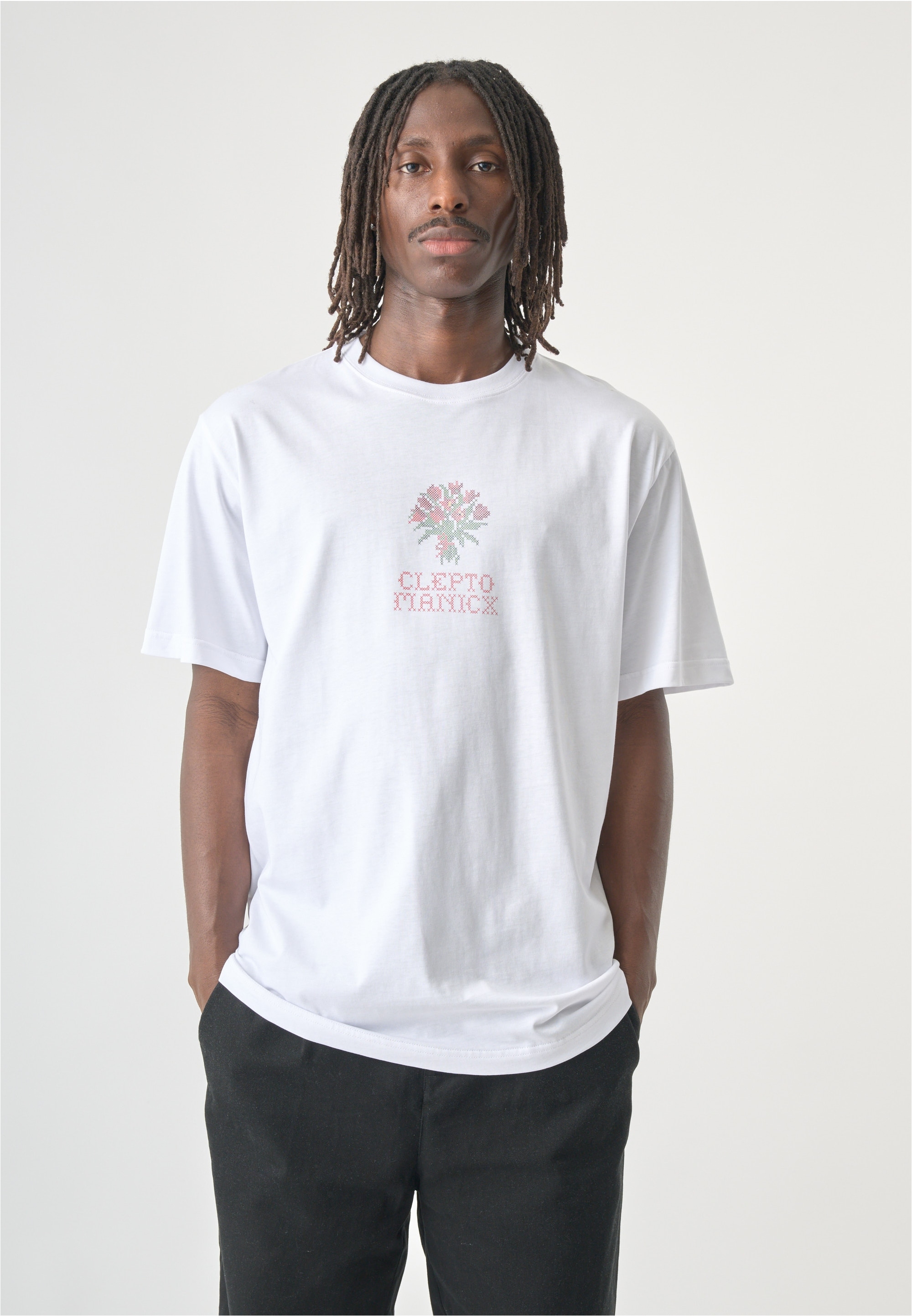 Cleptomanicx T-Shirt mit modischem Frontprint günstig online kaufen