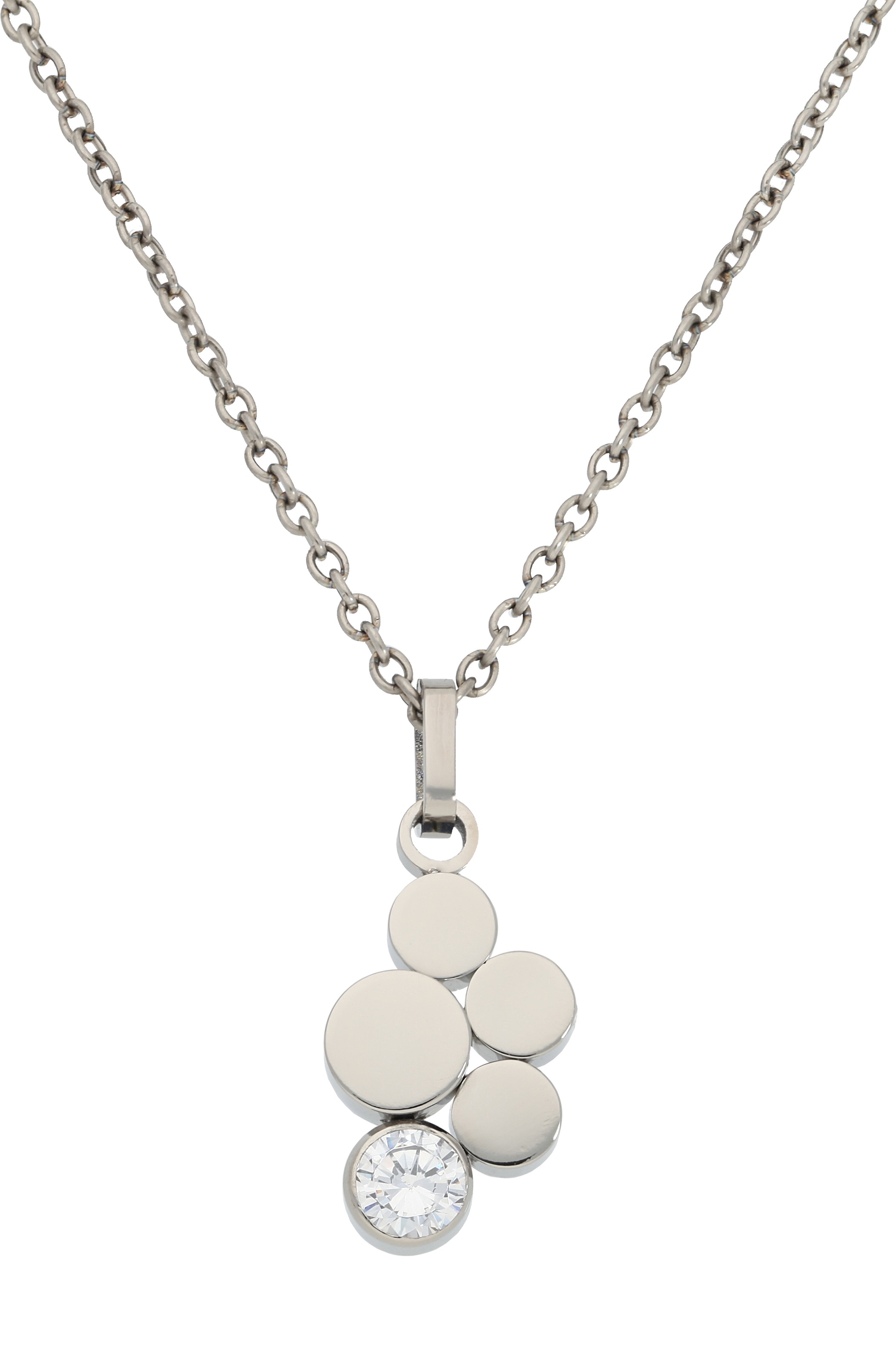 TITANIA Kette mit Anhänger »Titankette mit Anhänger« mit Zirkonia