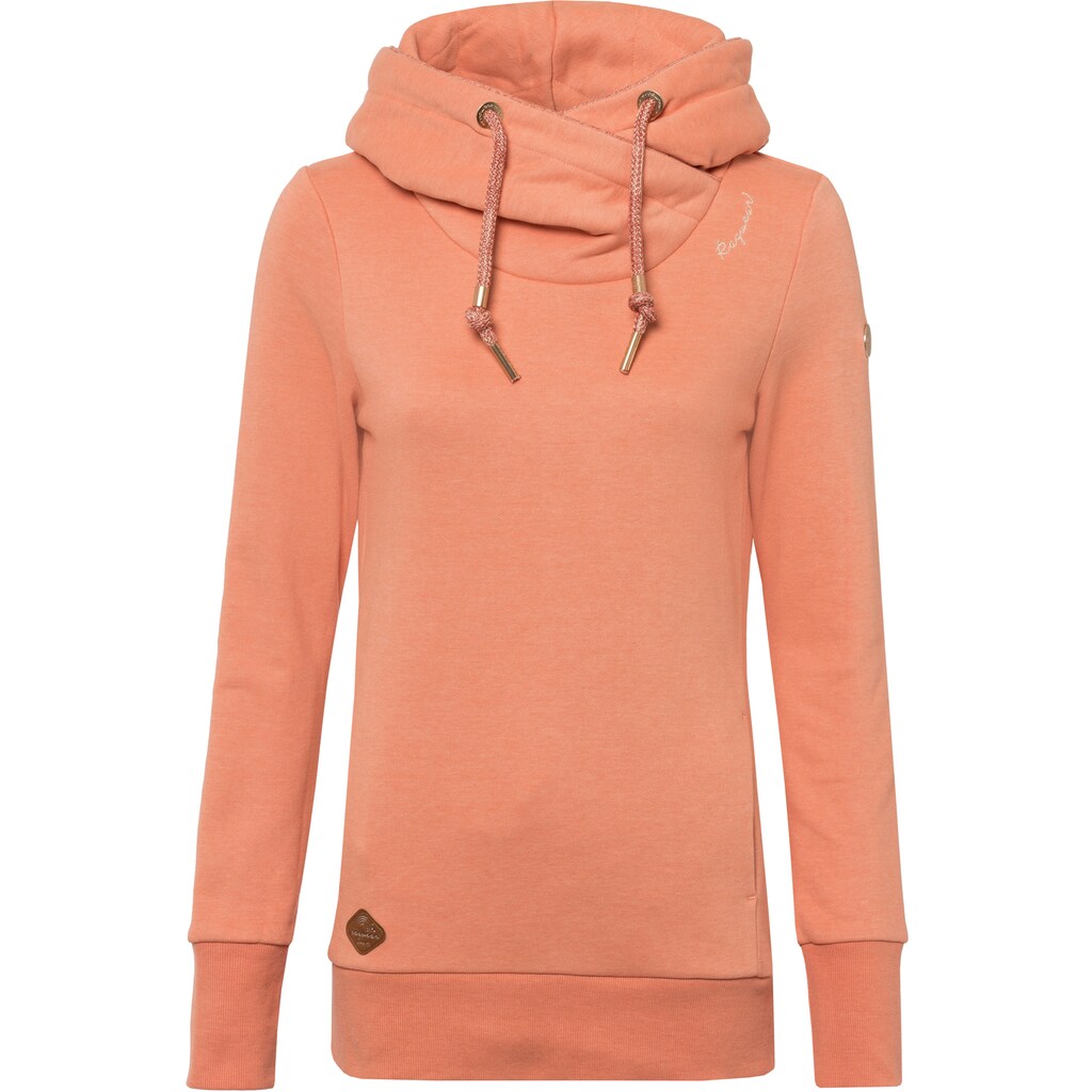 Ragwear Kapuzensweatshirt »GRIPY BOLD«, mit asymmetrischem Schalkragen