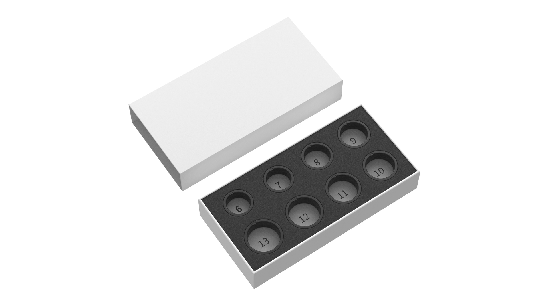 felixx Activity Tracker »Smart Ring Finger Vermessungs-Set Größen 6 bis13«